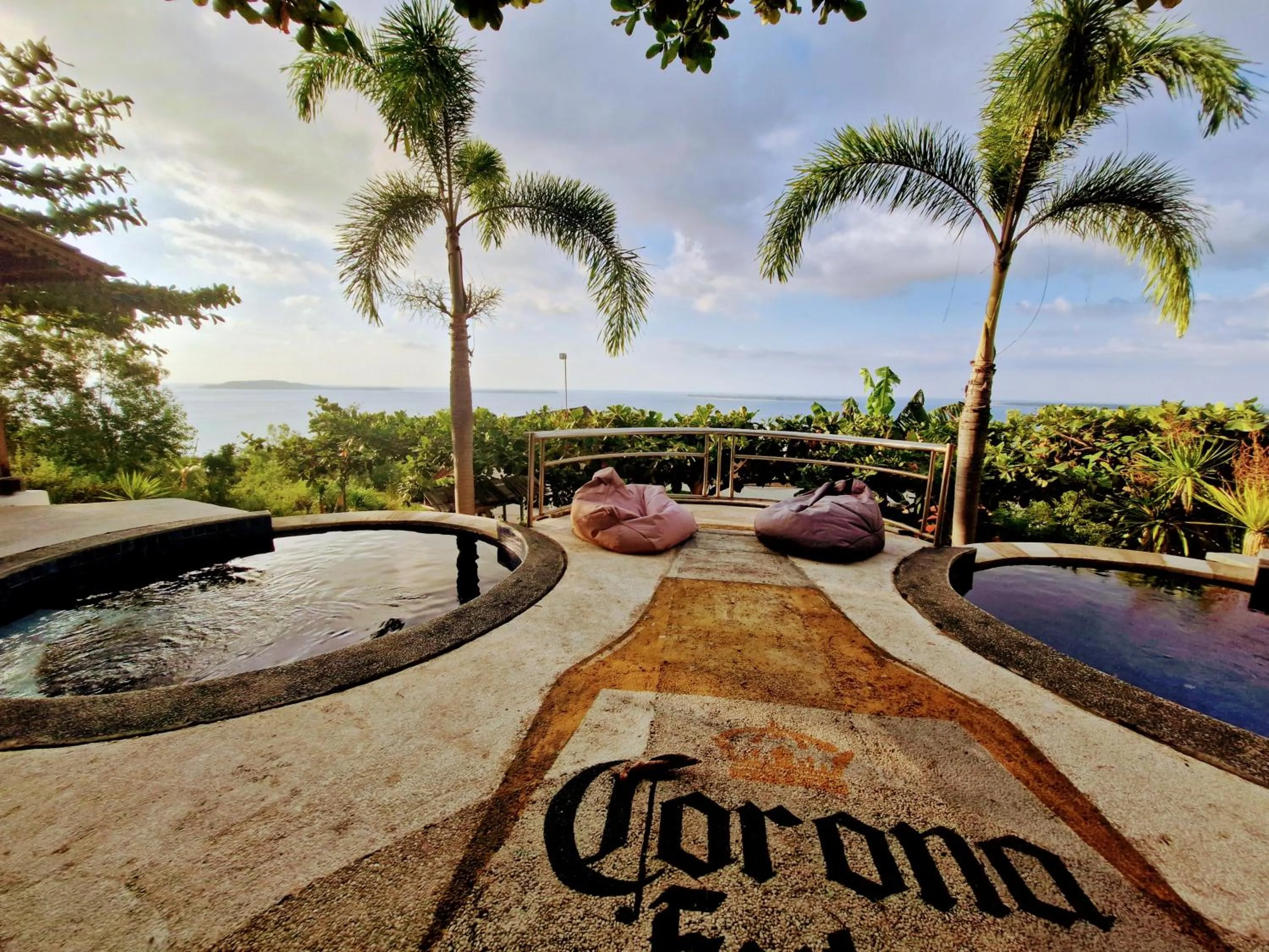 Pool view in Villa Bakso Mentigi