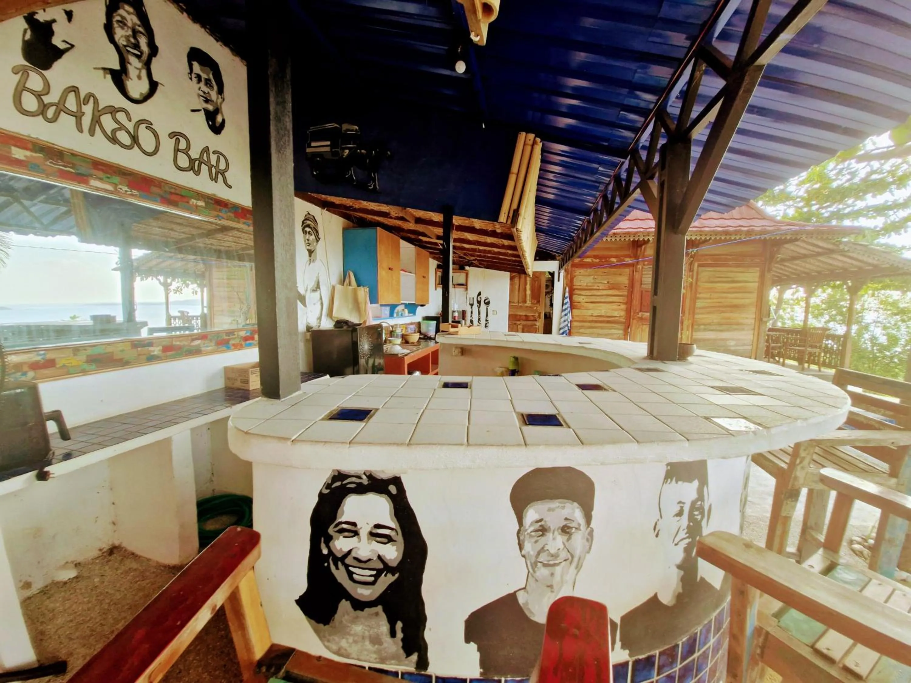 Seating area in Villa Bakso Mentigi