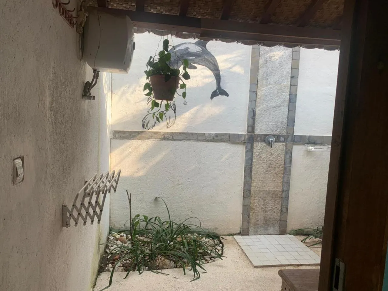 Garden view in Villa Bakso Mentigi
