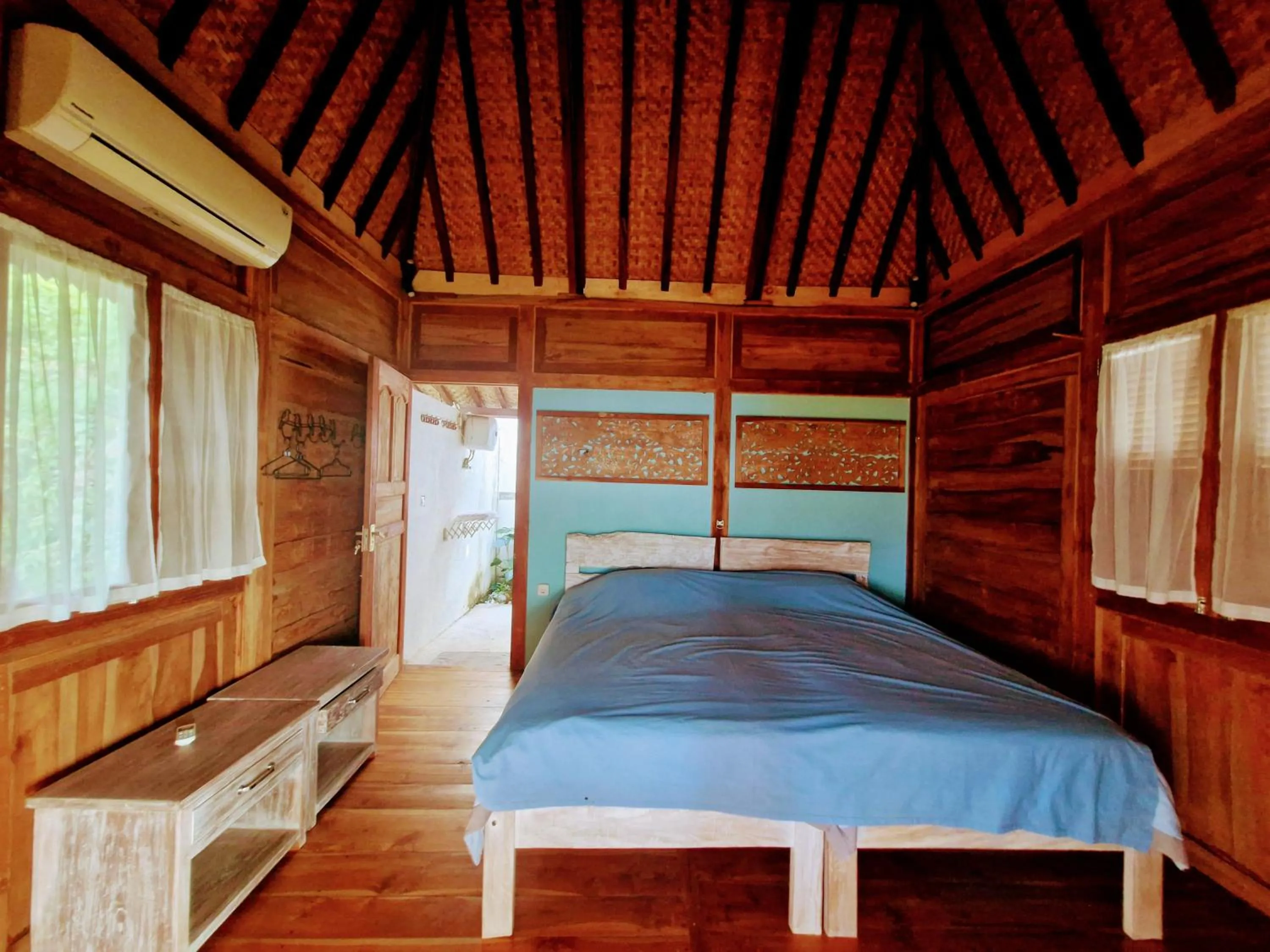 Bed in Villa Bakso Mentigi