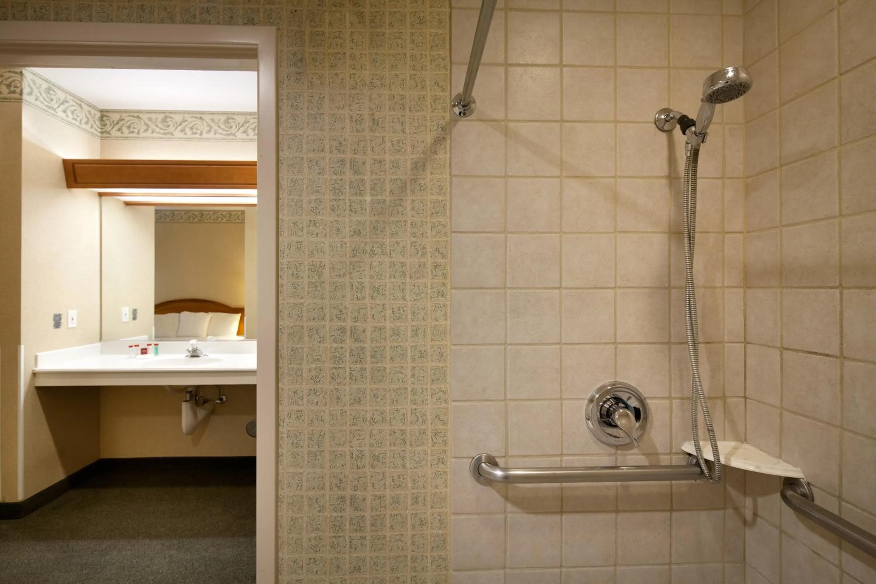 Bathroom in Ramada by Wyndham Olympia