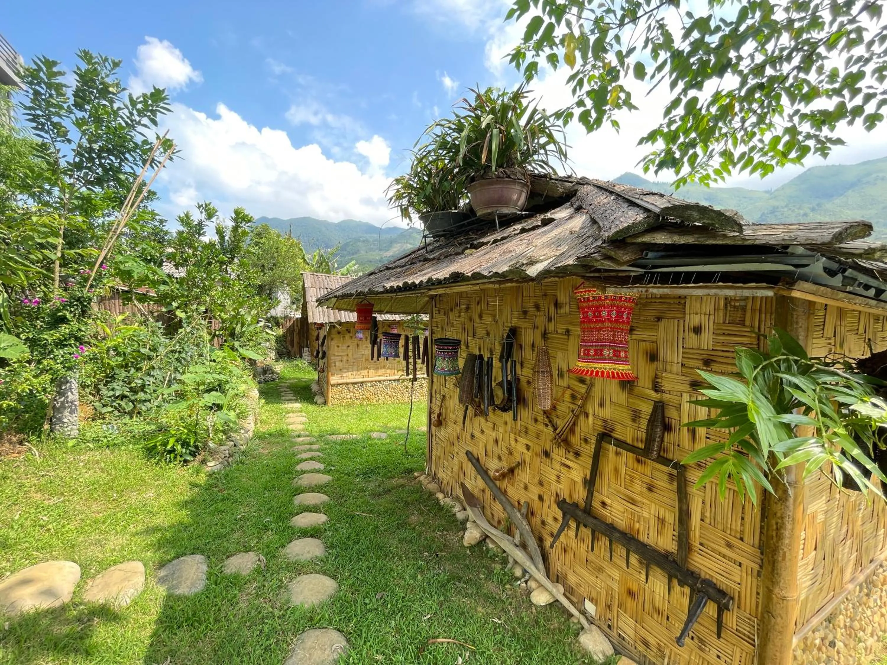 Garden view in Sapa Bamboo Eco