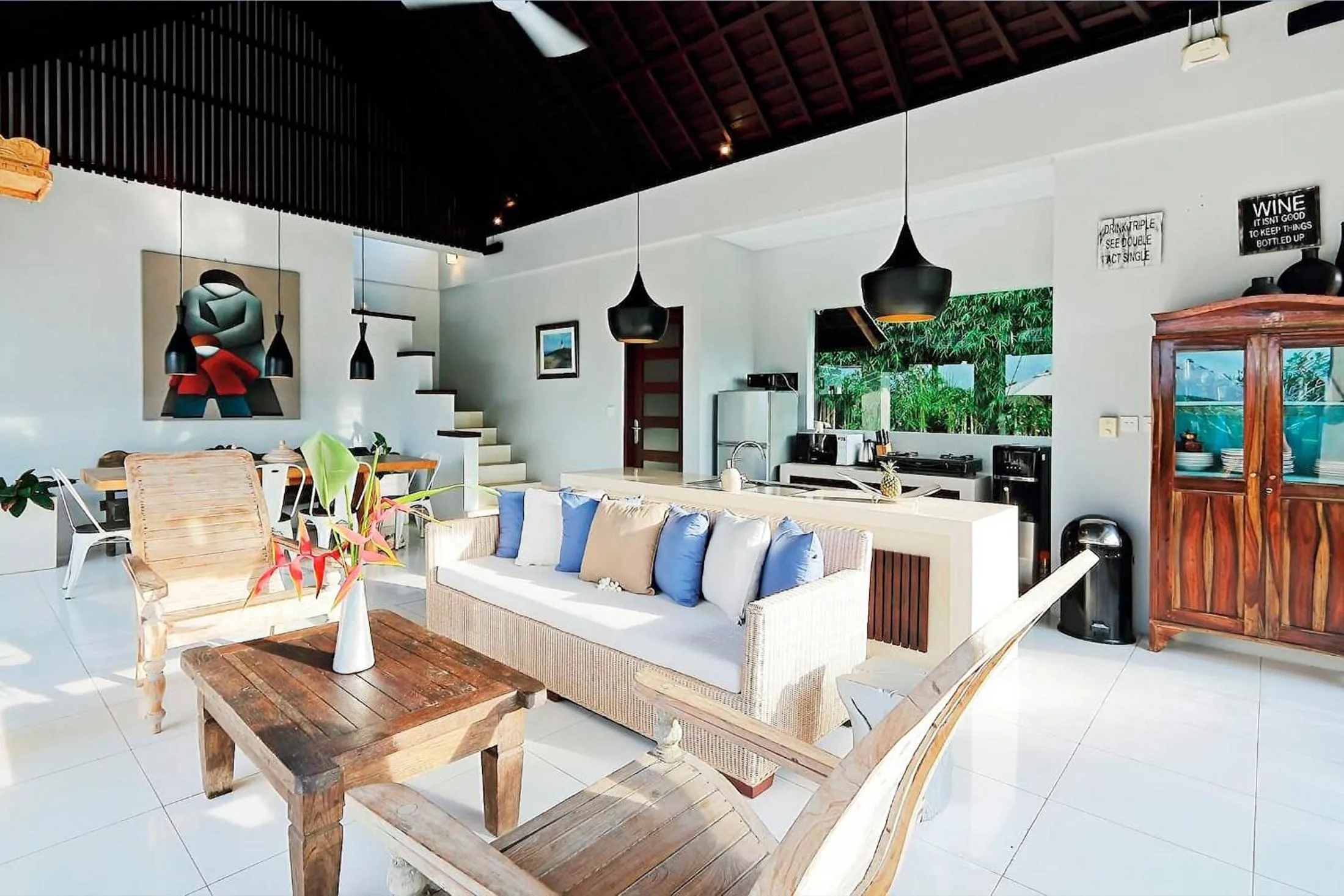 Kitchen or kitchenette in Lumi Villa Uluwatu