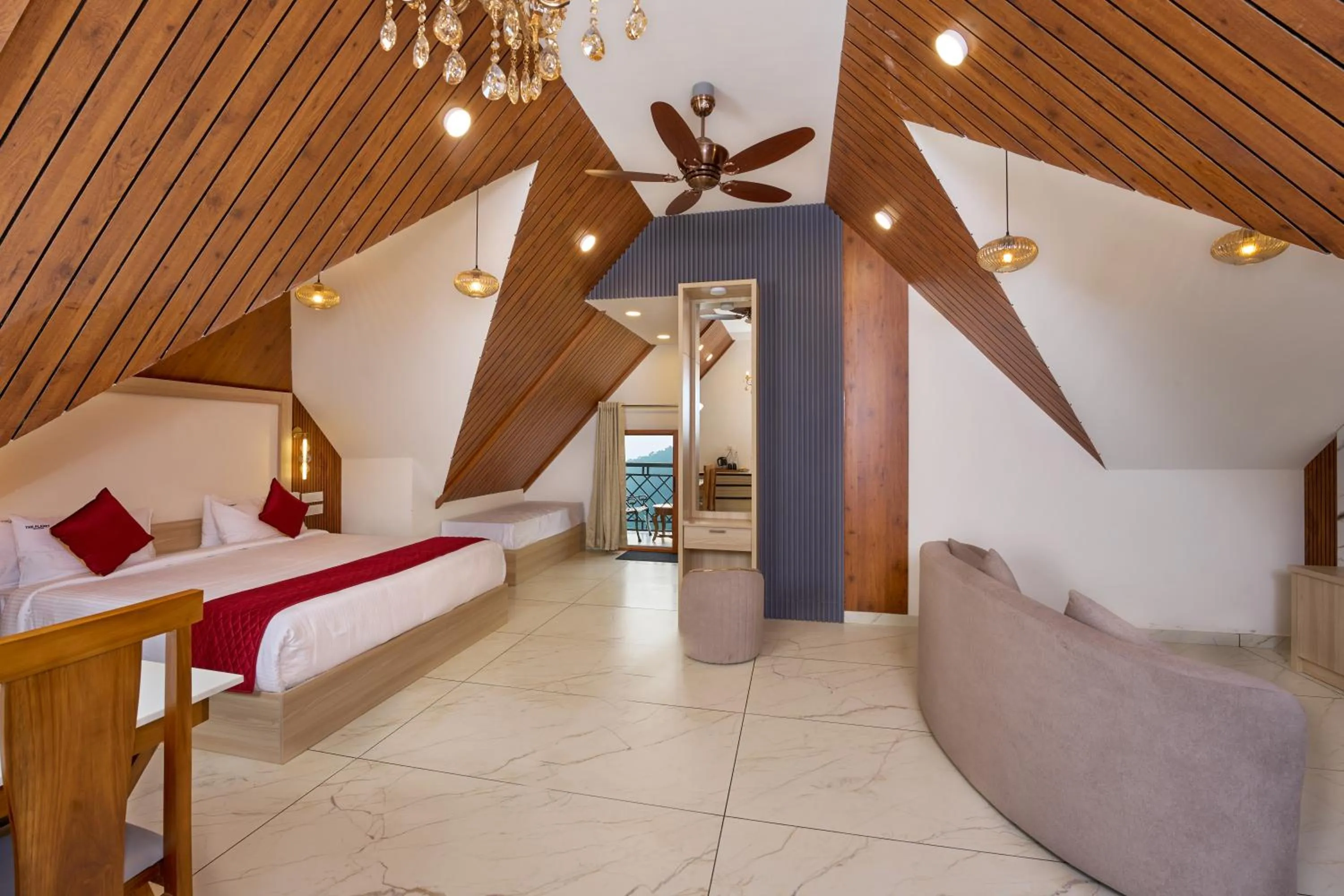 Bed in The Planet Munnar