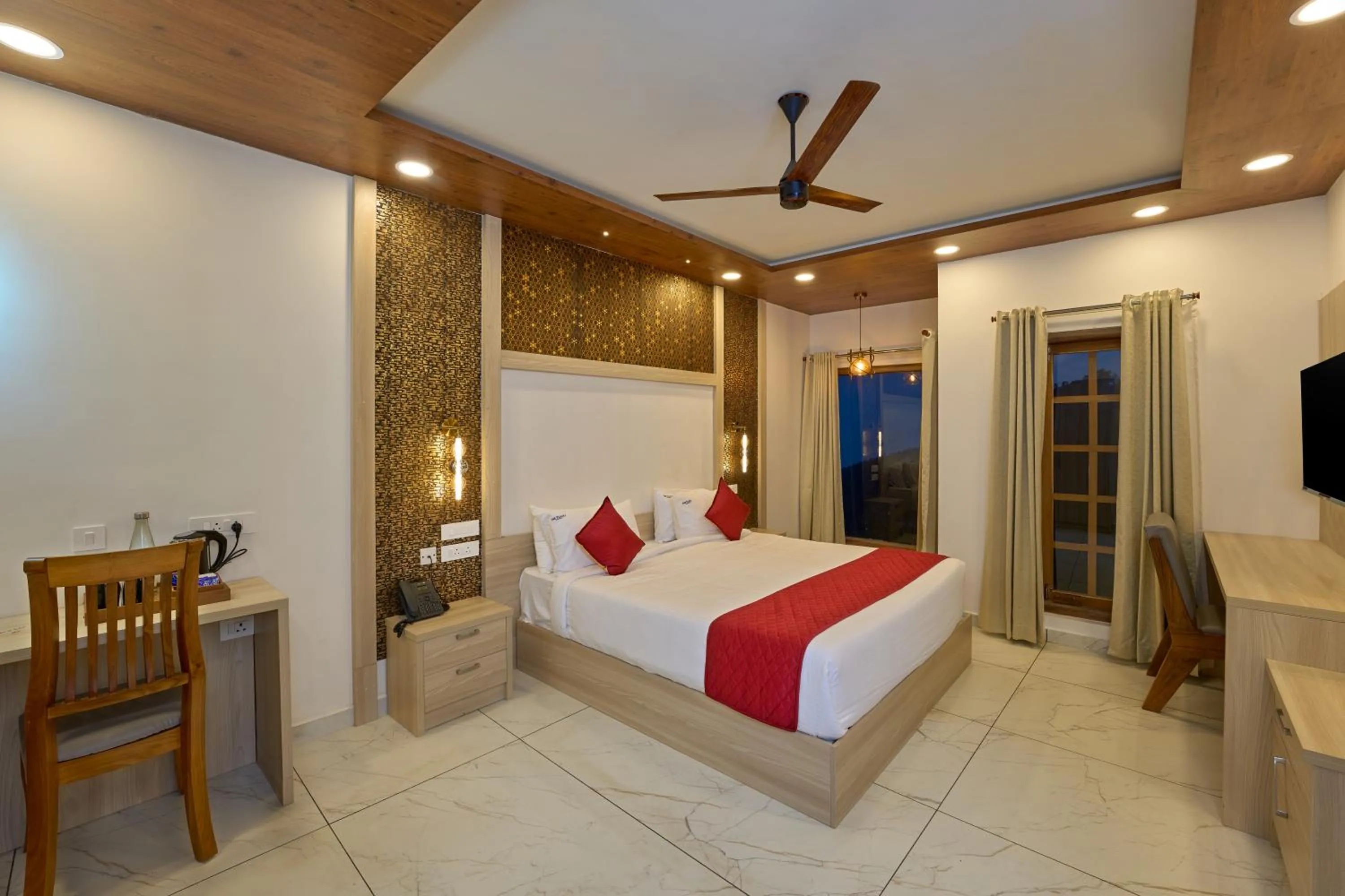 Bedroom, Bed in The Planet Munnar