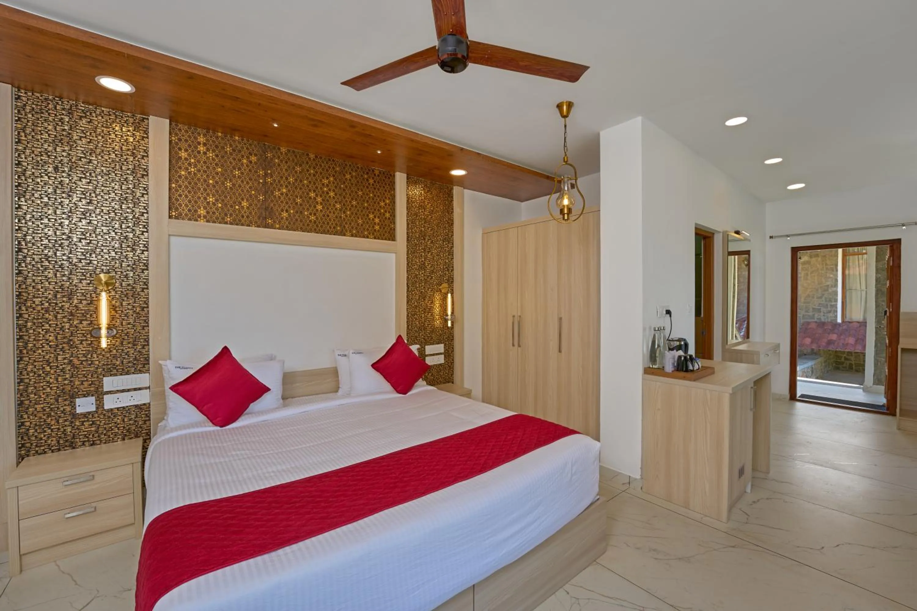 Bed in The Planet Munnar