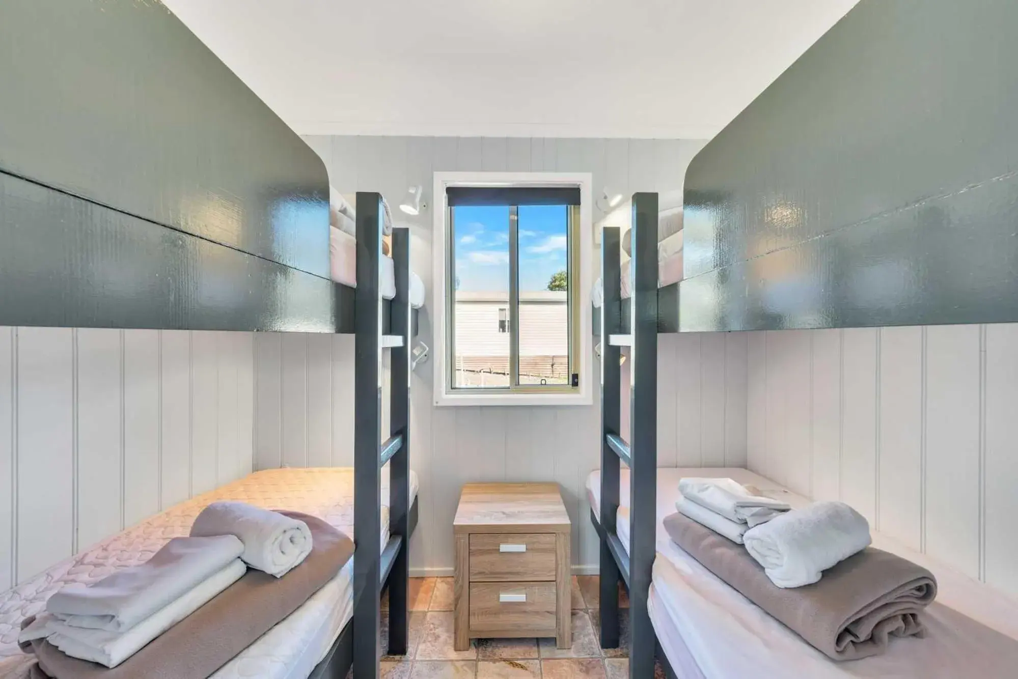 Bedroom, Bed in Ingenia Holidays One Mile Beach Bedroom, Bed in Ingenia Holidays One Mile Beach