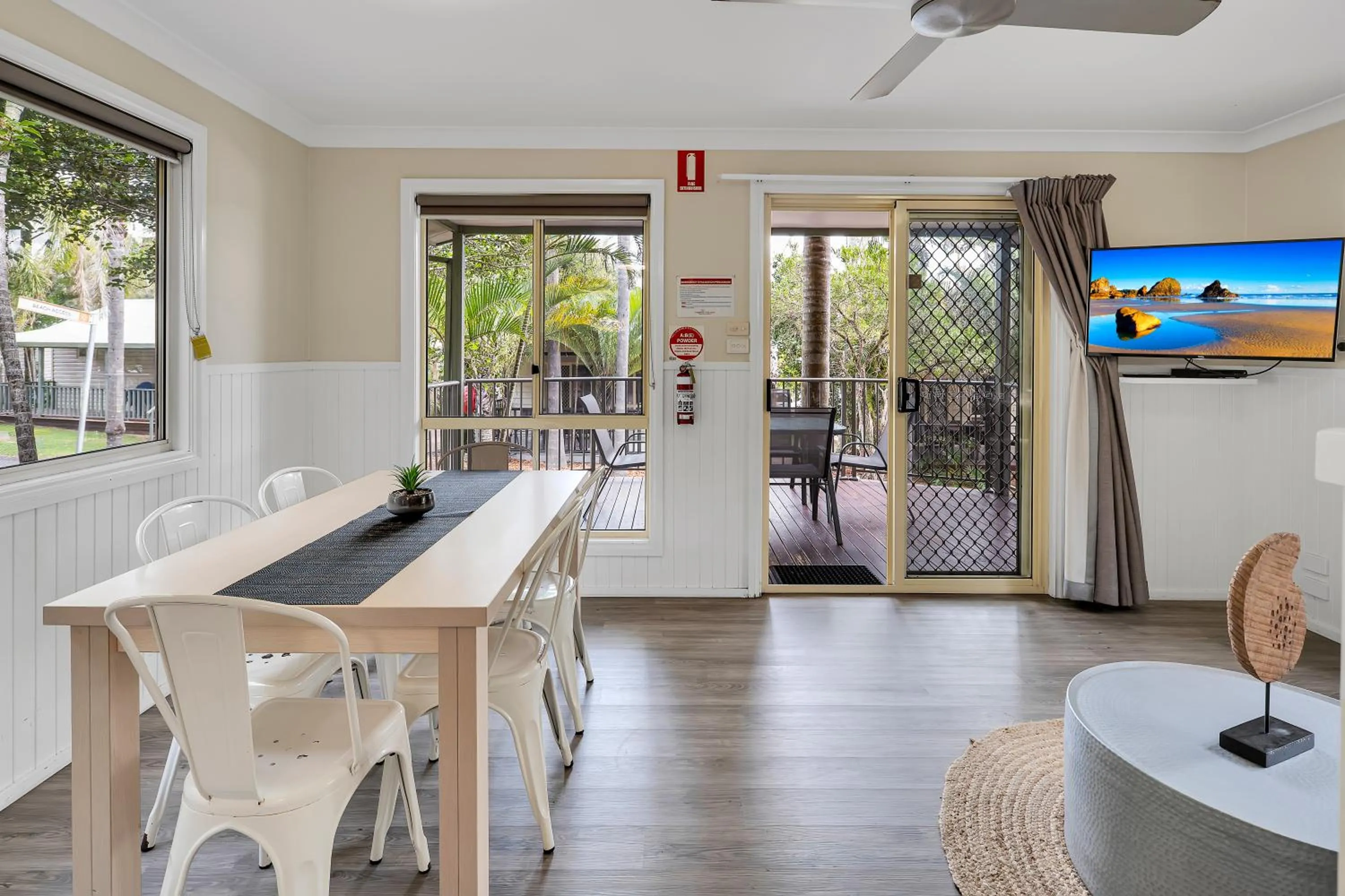 Dining area in Ingenia Holidays One Mile Beach