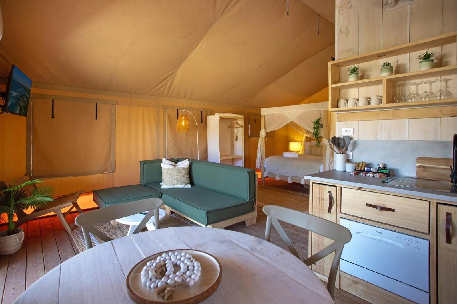 Living room in Ingenia Holidays One Mile Beach