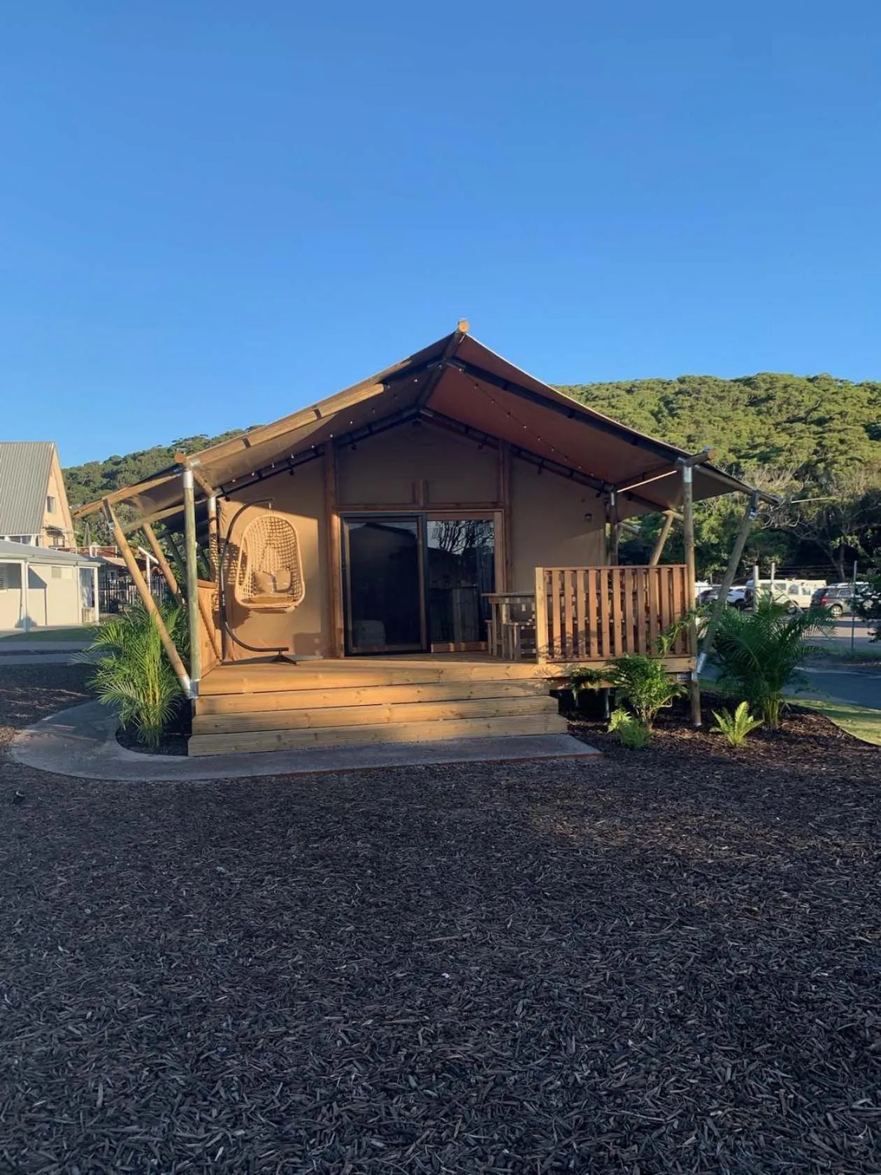 Patio in Ingenia Holidays One Mile Beach