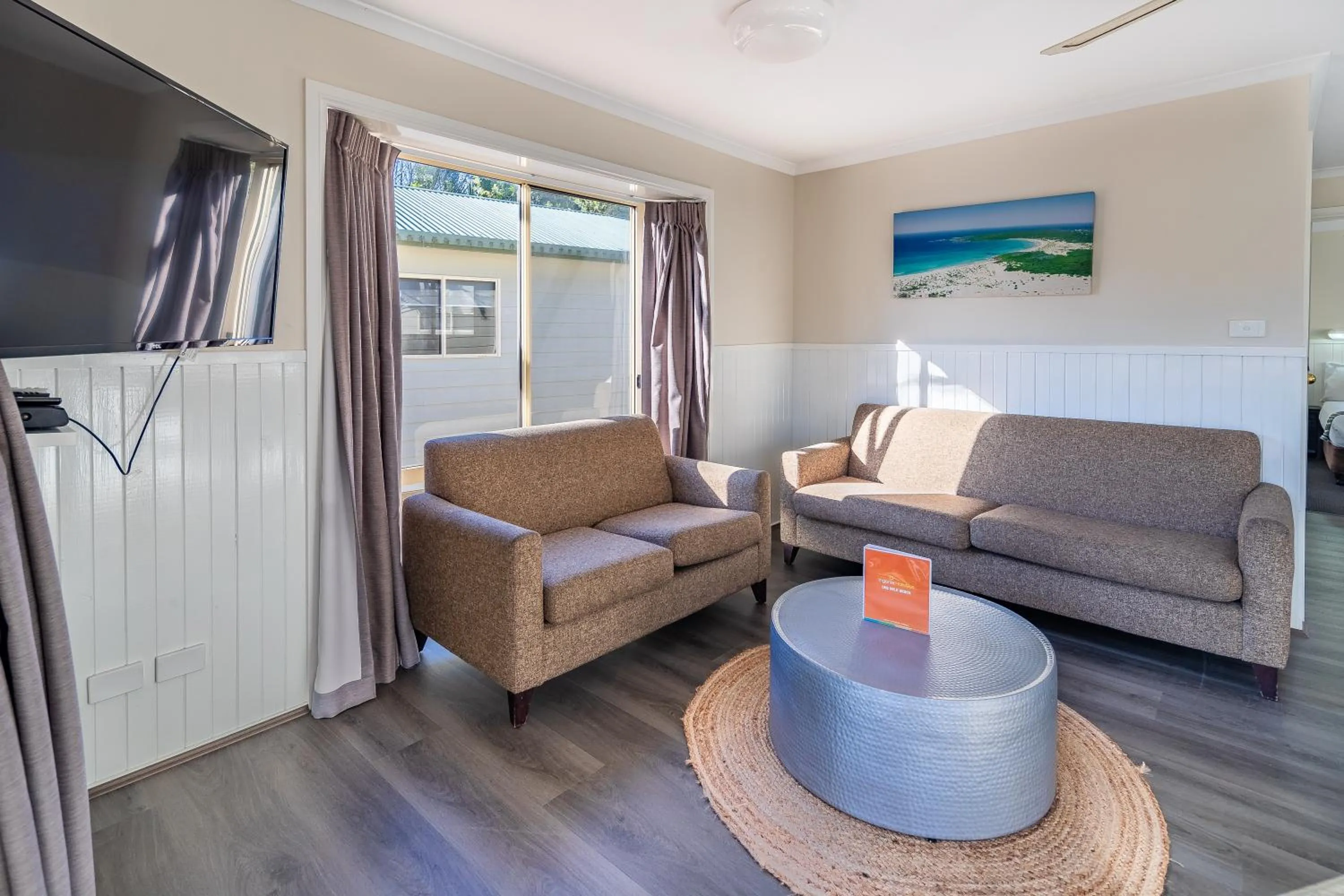 Living room in Ingenia Holidays One Mile Beach