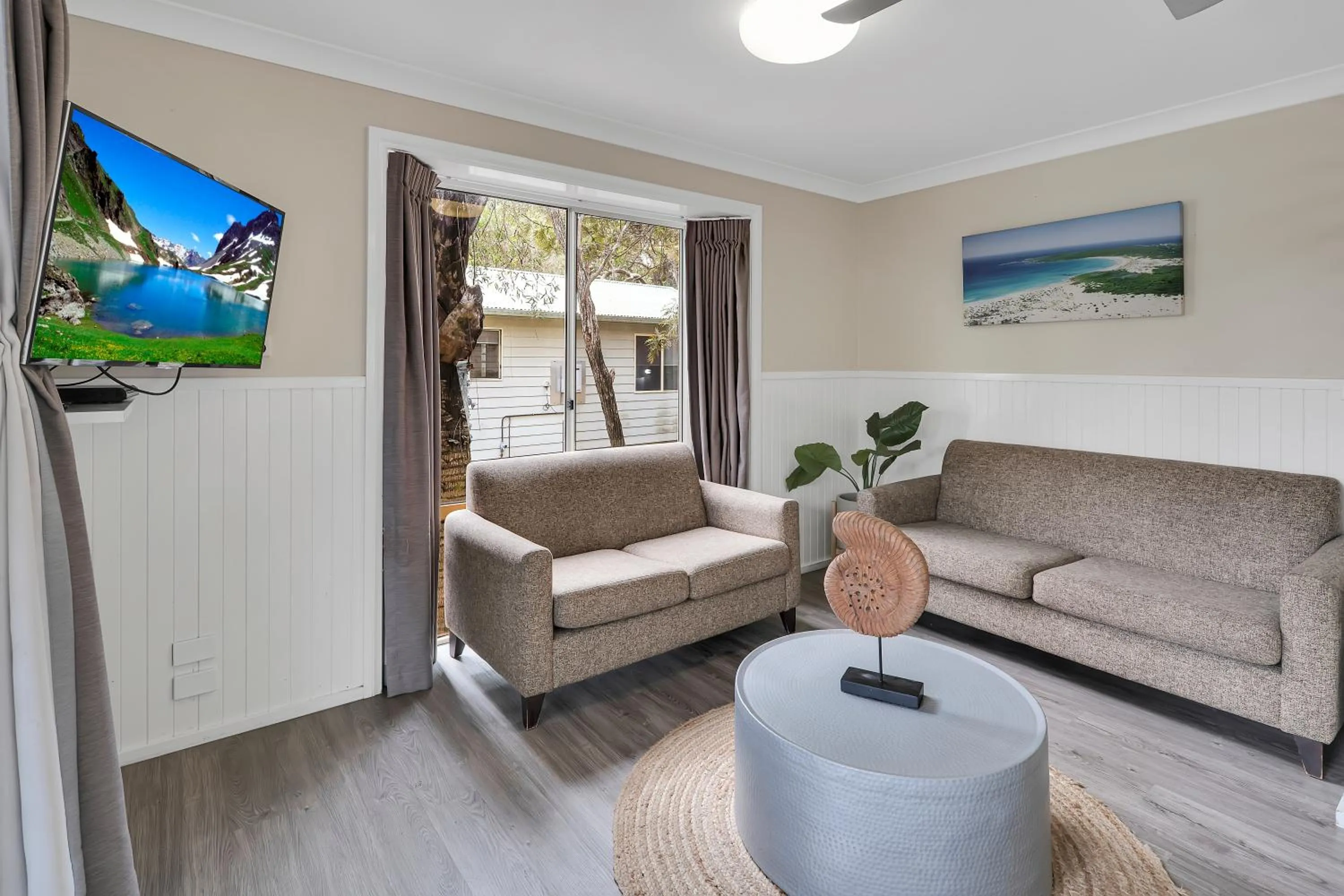 Living room in Ingenia Holidays One Mile Beach