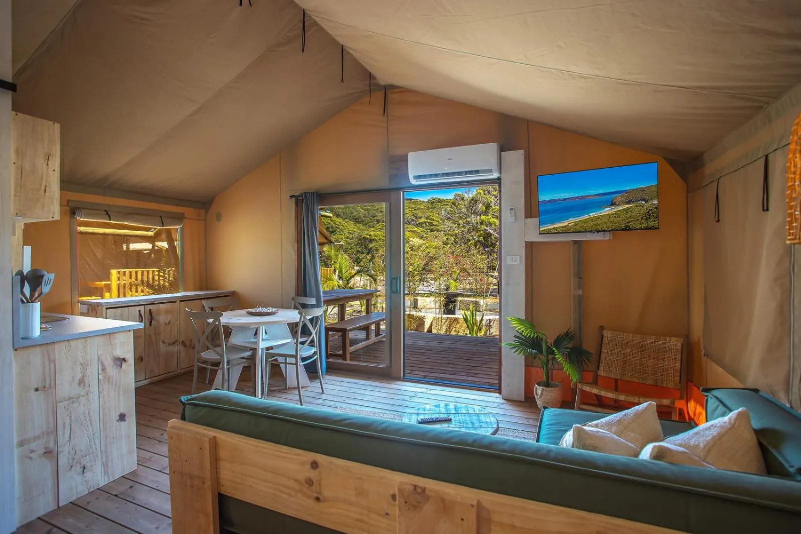 Living room in Ingenia Holidays One Mile Beach