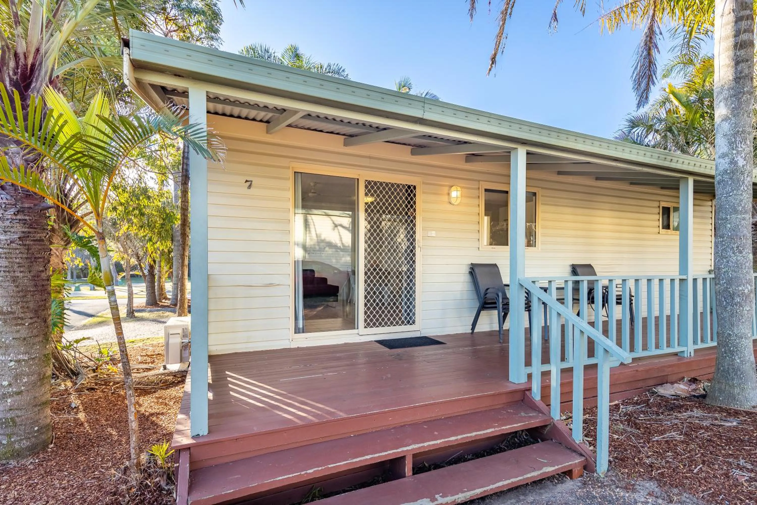 Patio in Ingenia Holidays One Mile Beach
