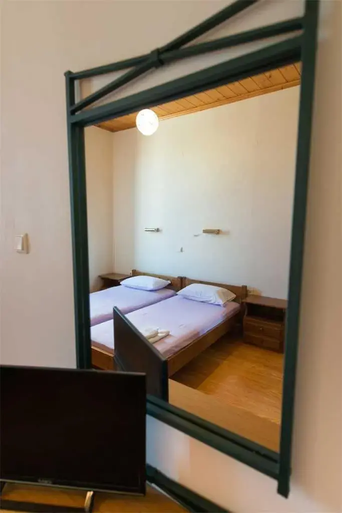 Bed in Hotel Patrai Bed in Hotel Patrai