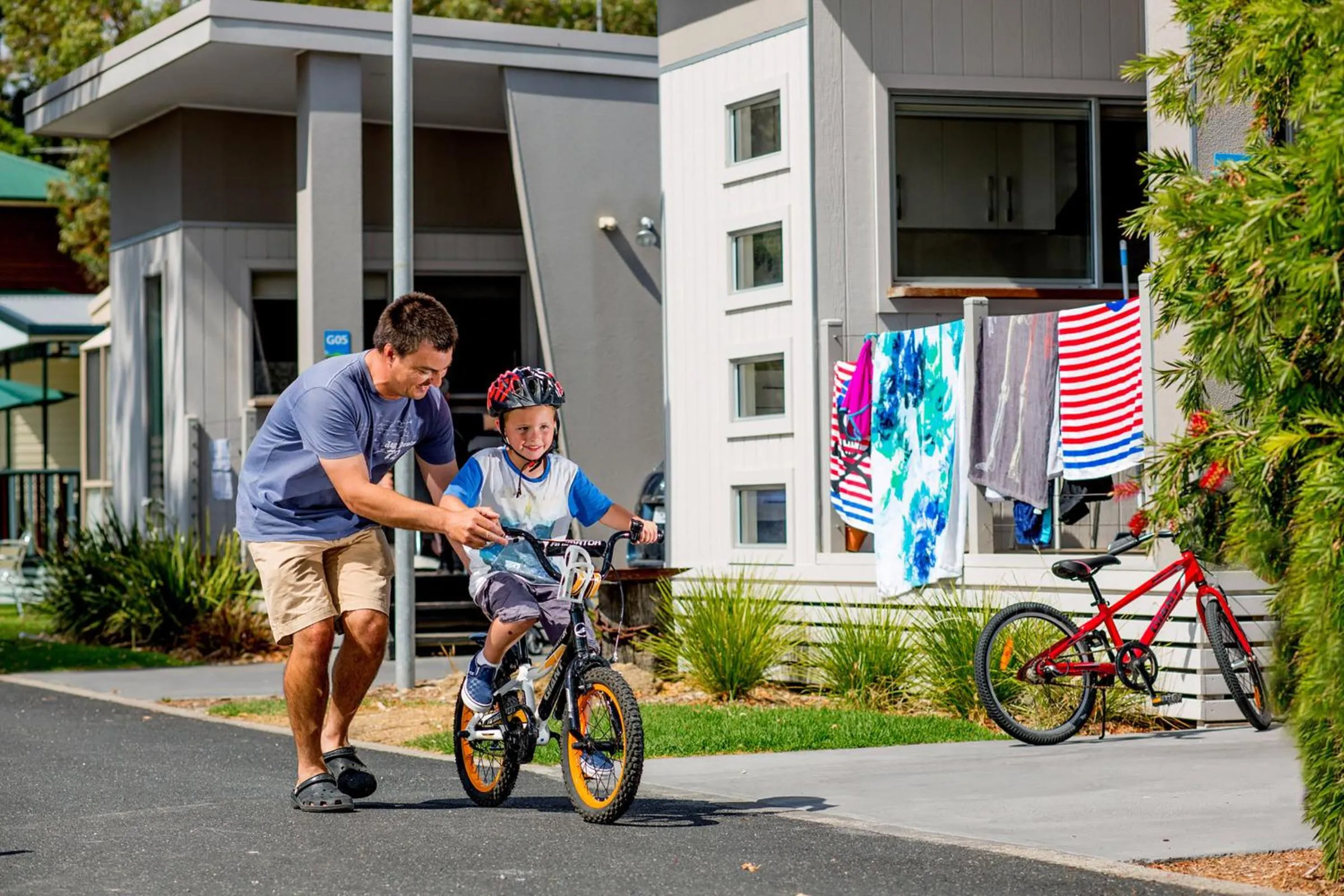 Cycling in BIG4 Ingenia Holidays Queenscliff Beacon