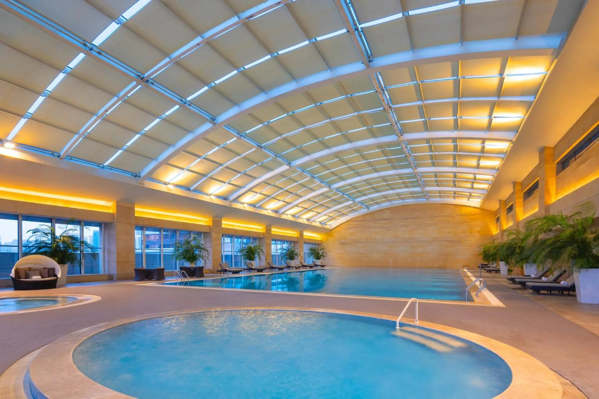 Swimming pool in Crowne Plaza Beijing Lido by IHG