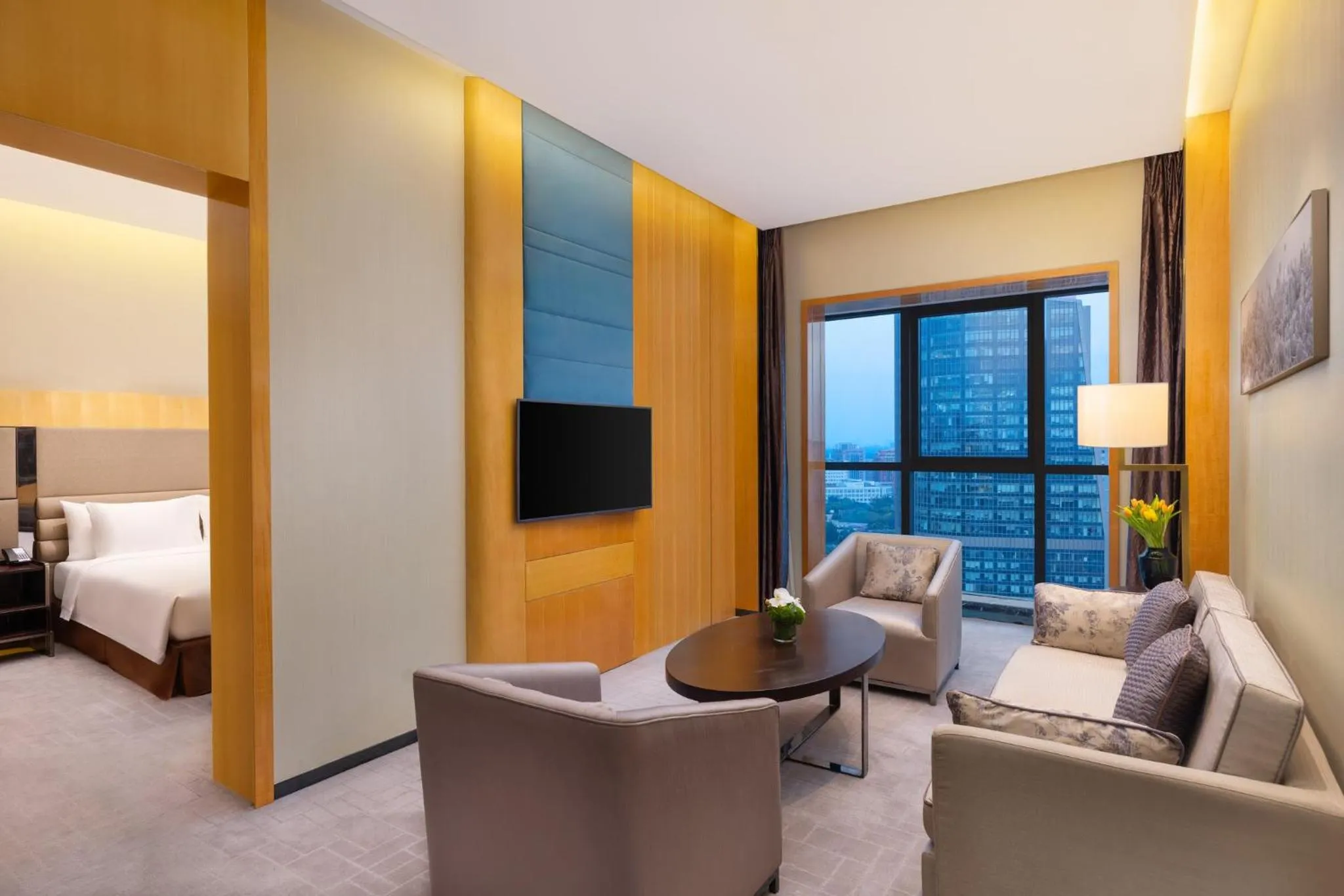 Photo of the whole room, Bed in Crowne Plaza Beijing Lido by IHG