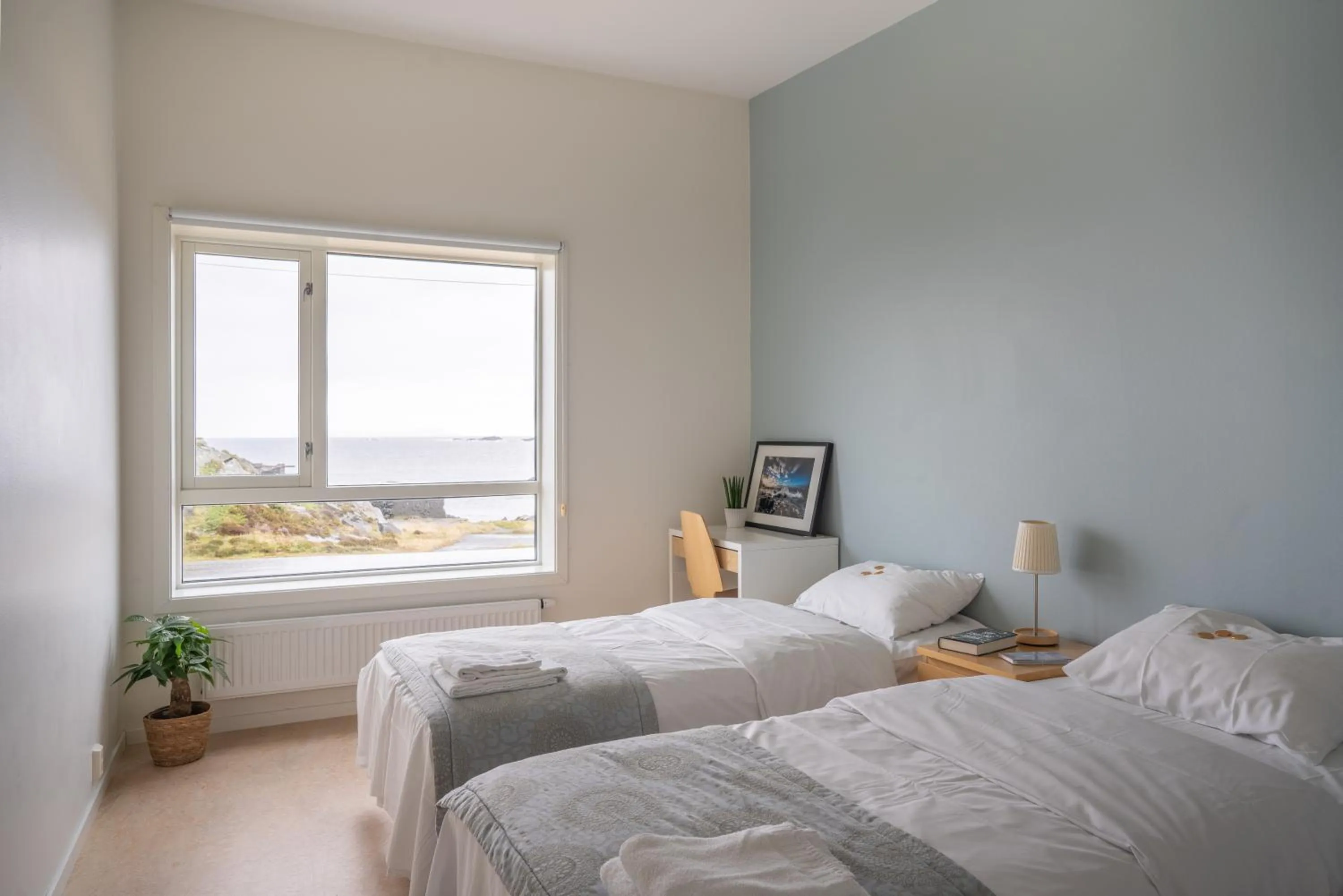 Bedroom, Bed in Runde Miljøsenter & Opplev Runde