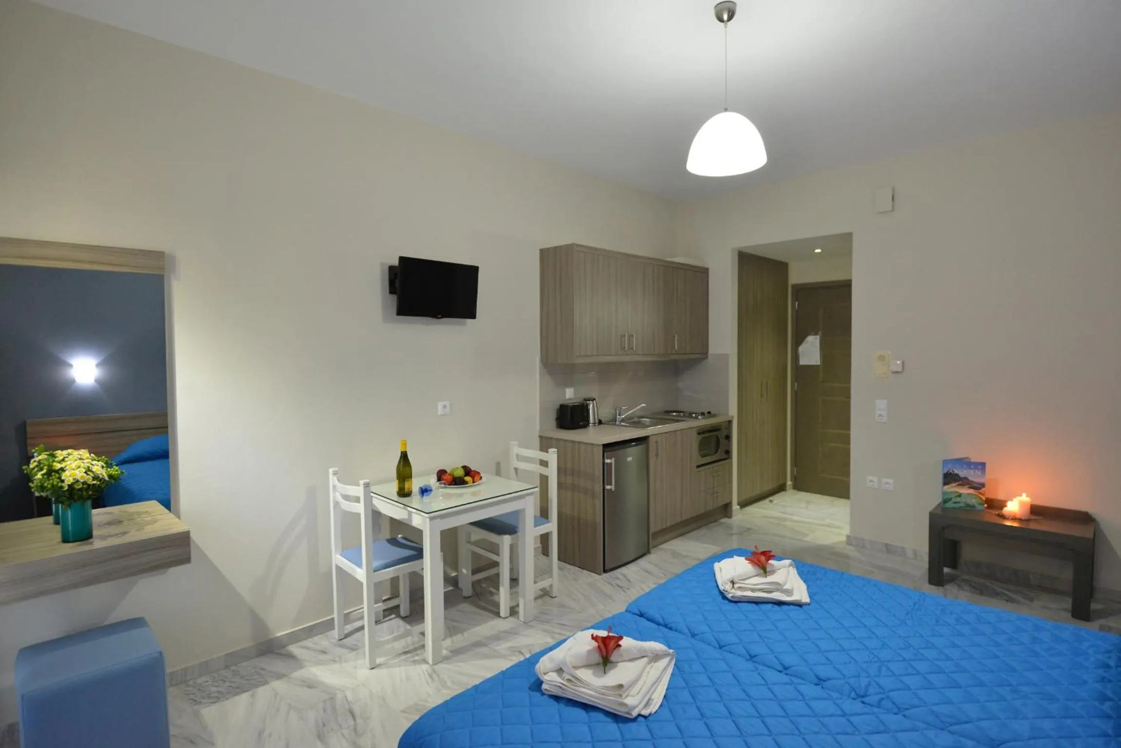 TV and multimedia, Bed in Vesperi Studios & Apartments