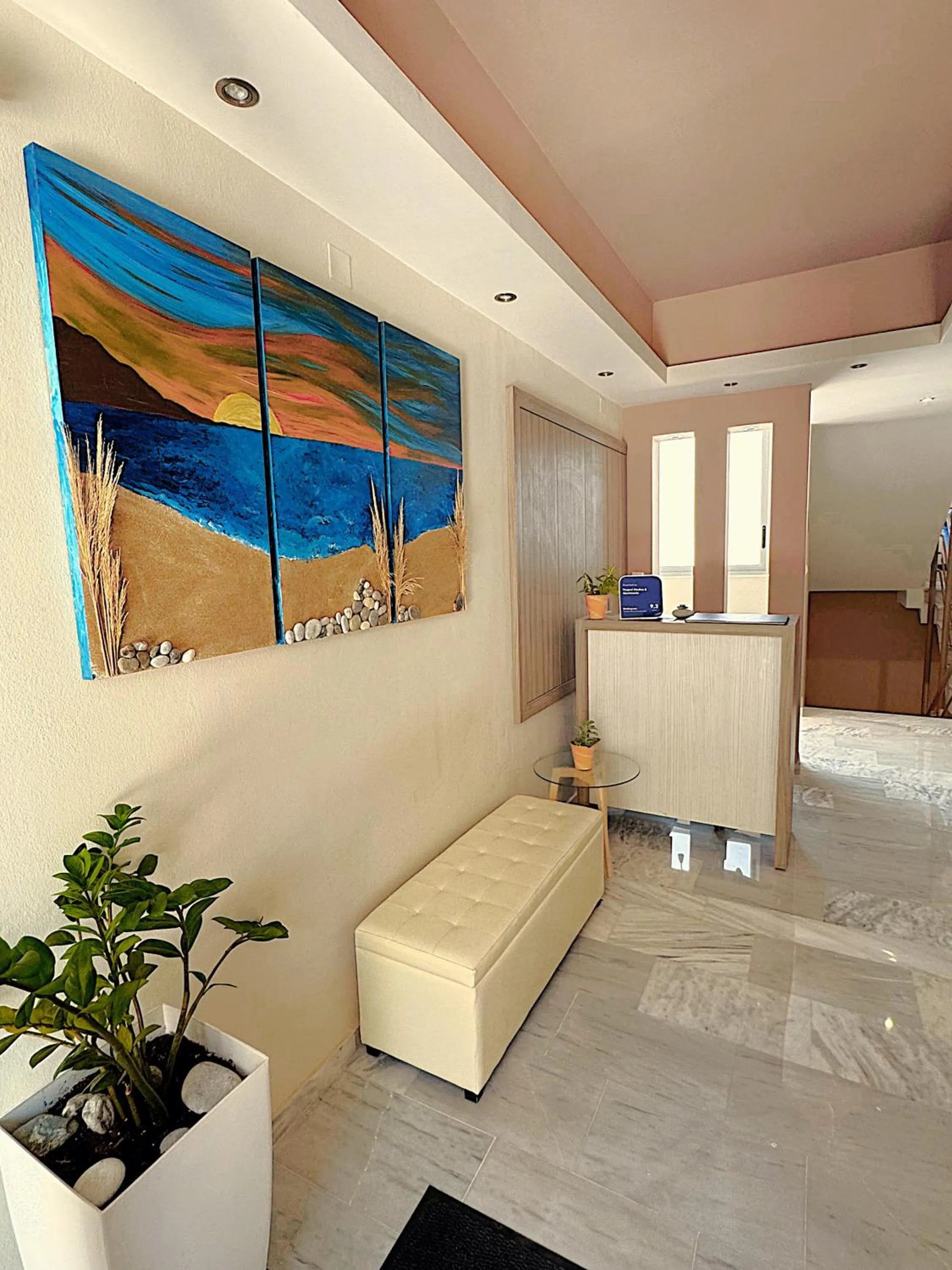 Seating area, Bed in Vesperi Studios & Apartments