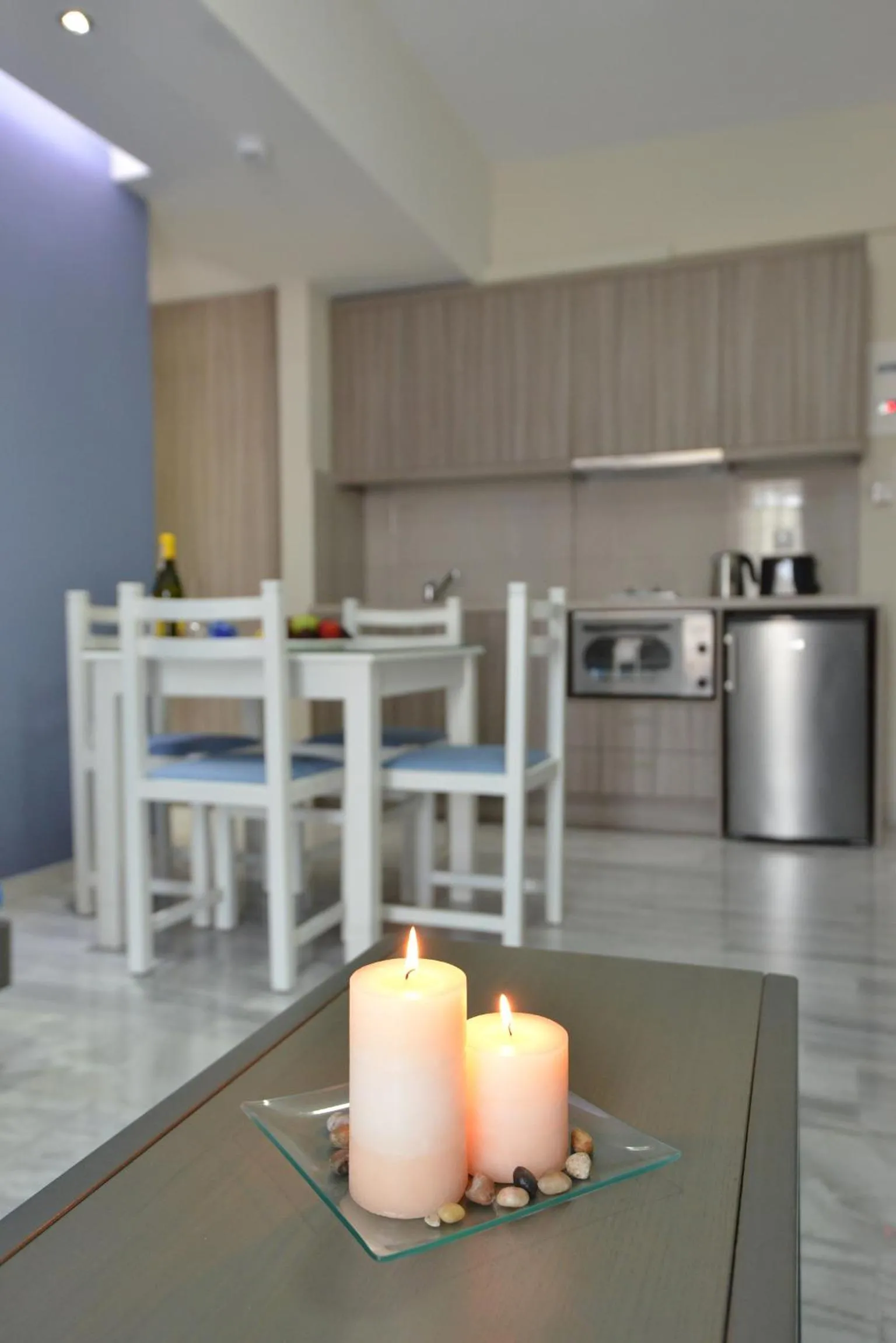 Kitchen or kitchenette in Vesperi Studios & Apartments