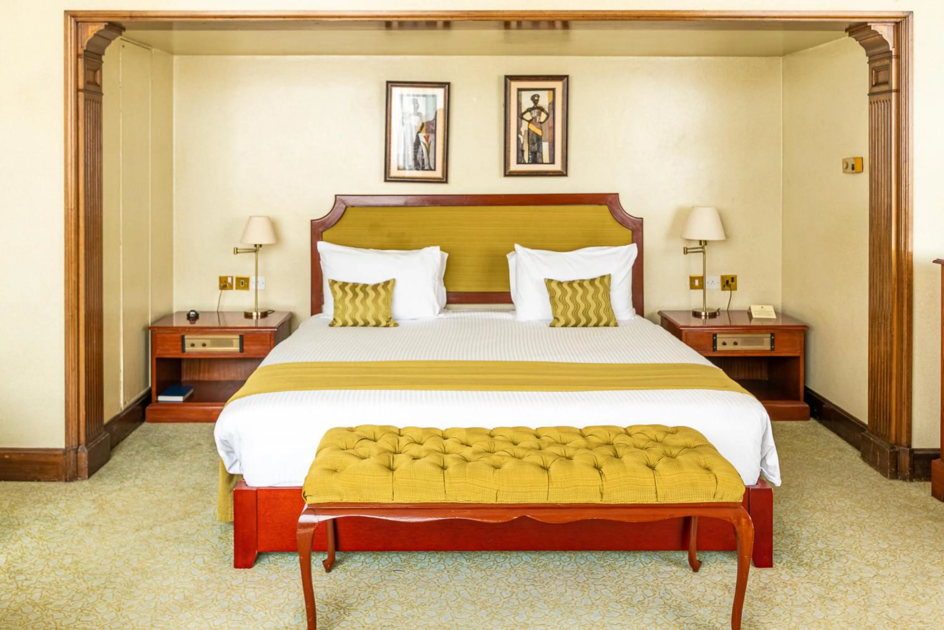 Bed in Nairobi Safari Club by Swiss-Belhotel