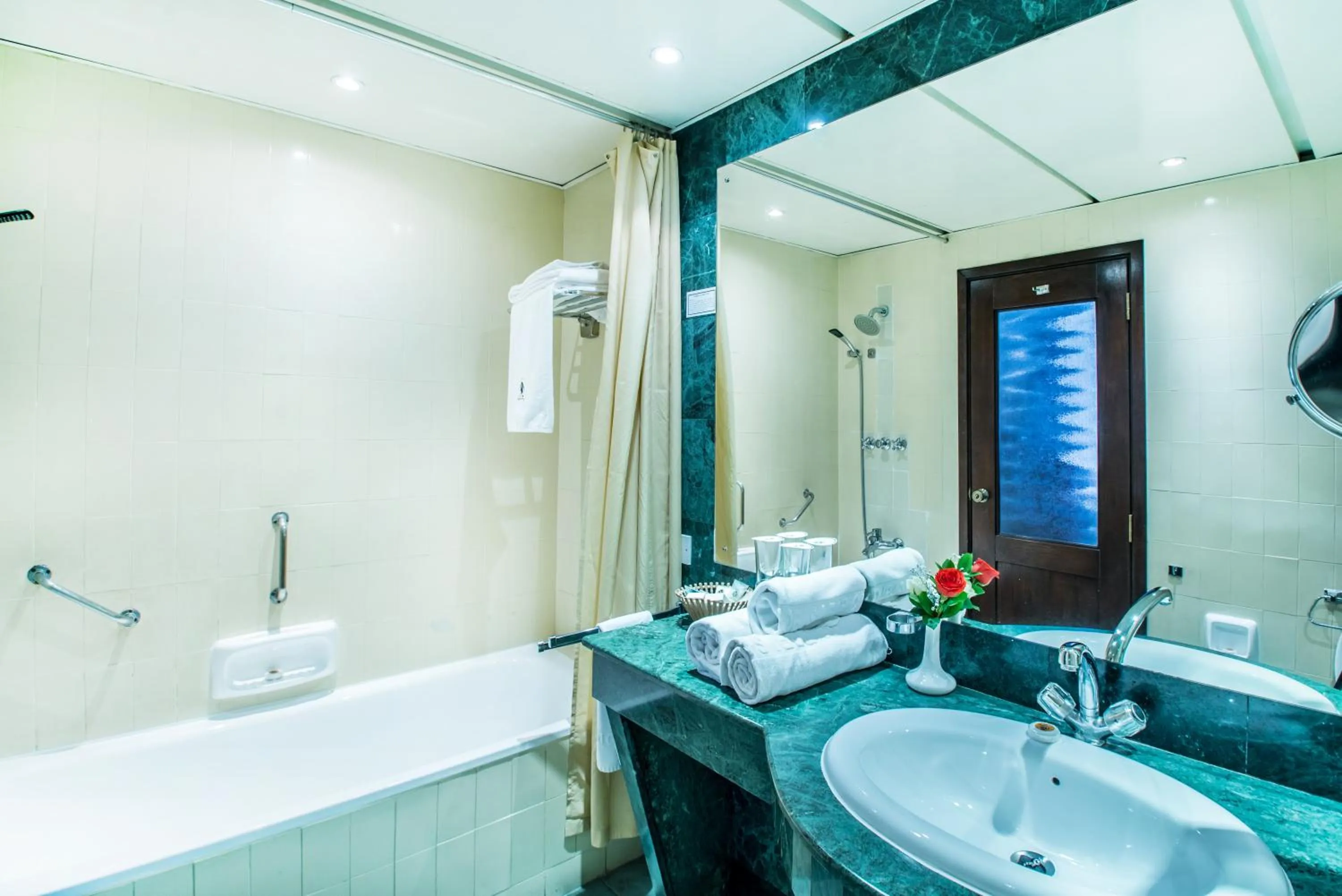 Bathroom in Nairobi Safari Club by Swiss-Belhotel