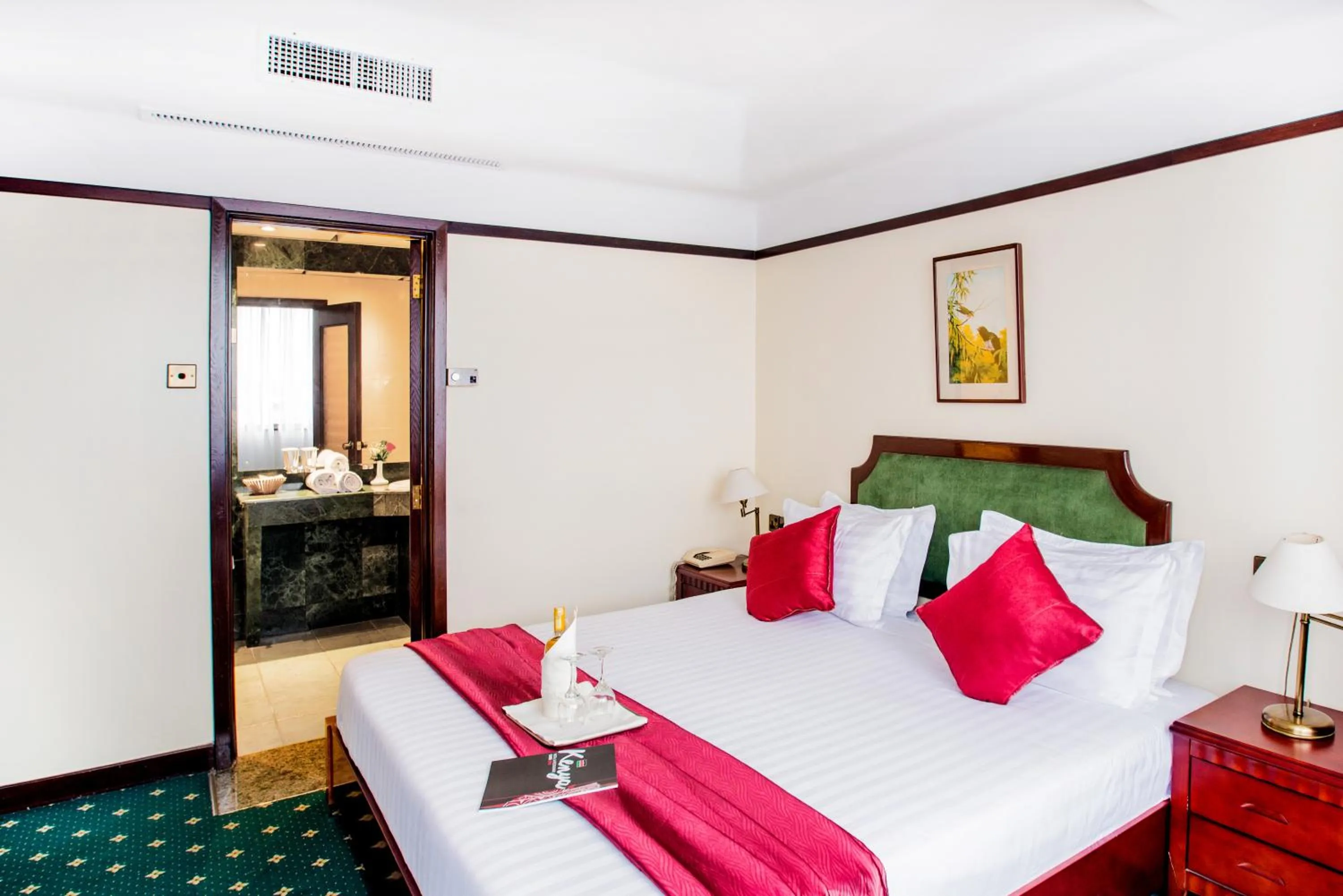 Bedroom, Bed in Nairobi Safari Club by Swiss-Belhotel