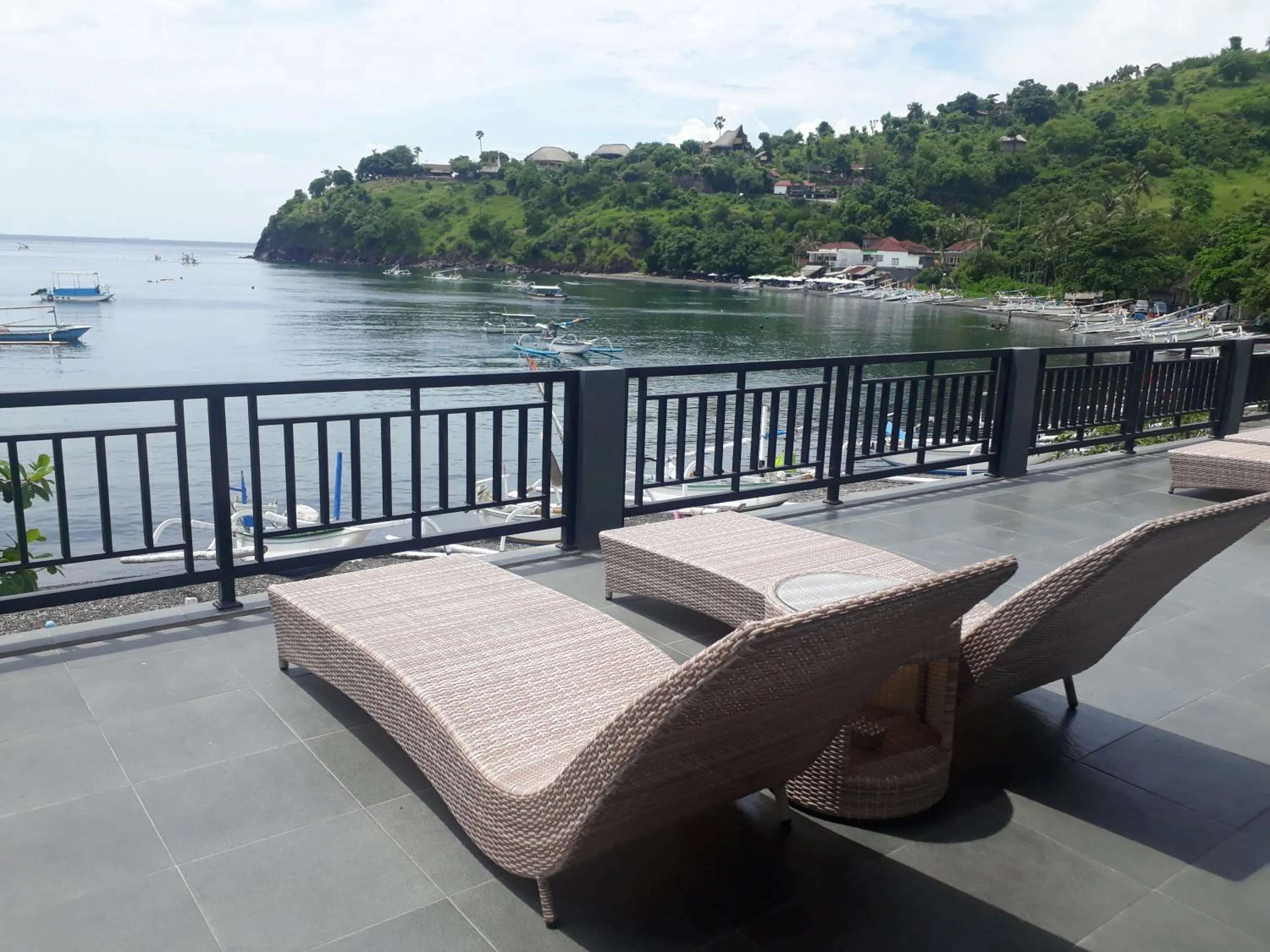 Balcony/Terrace in Galang Kangin Bungalows