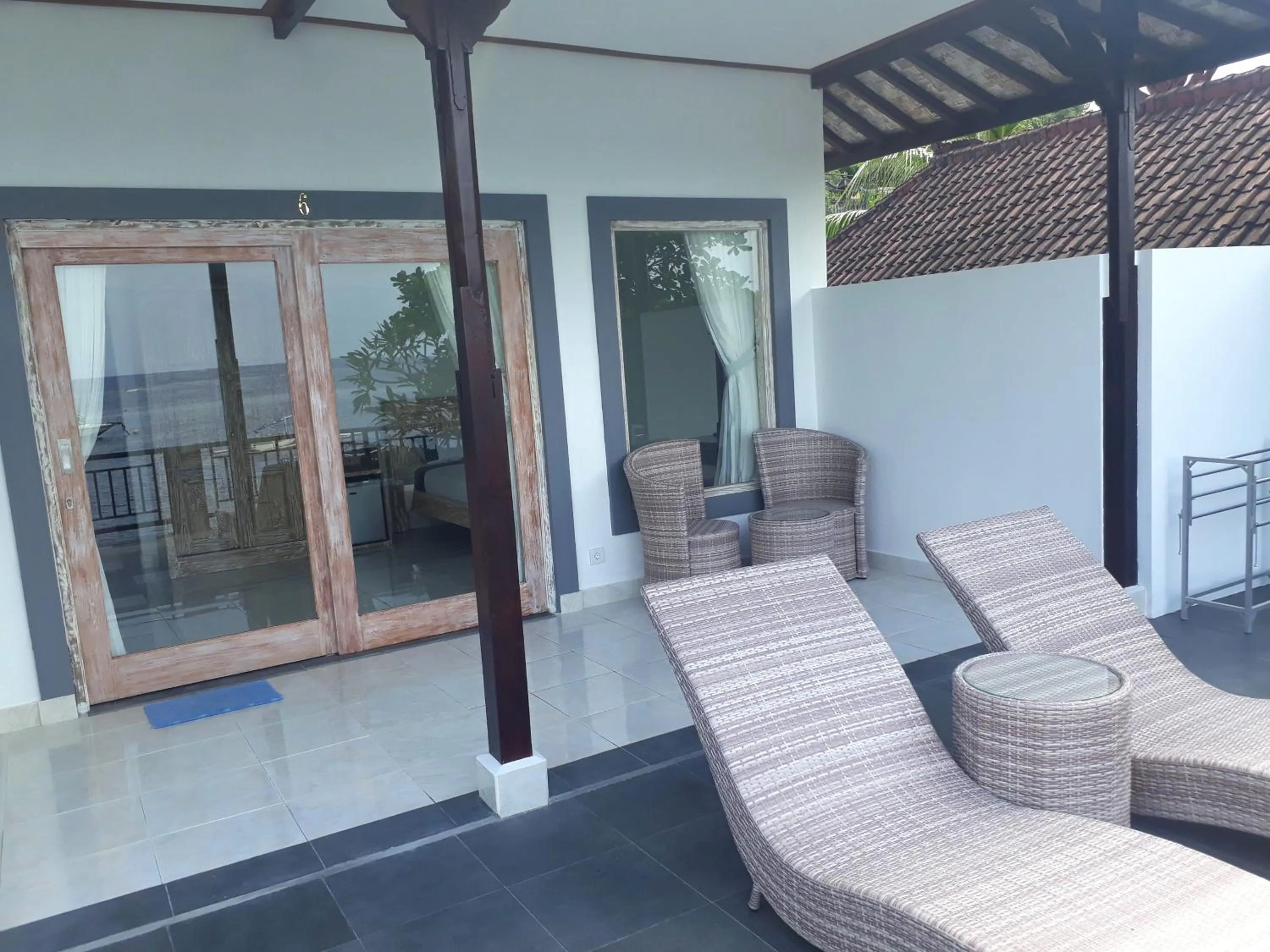 Balcony/Terrace in Galang Kangin Bungalows