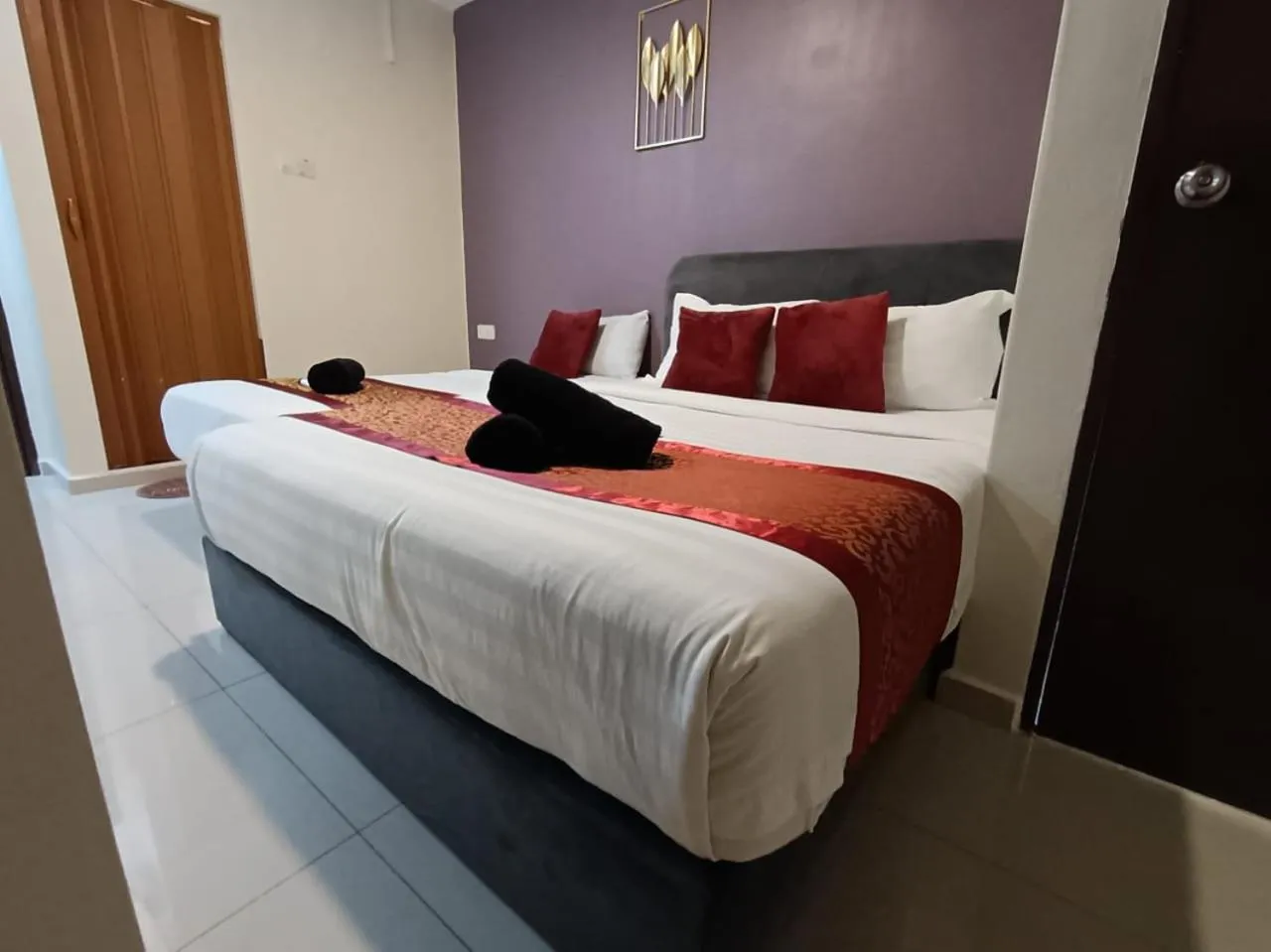 Bed in L Ferringhi Hotel