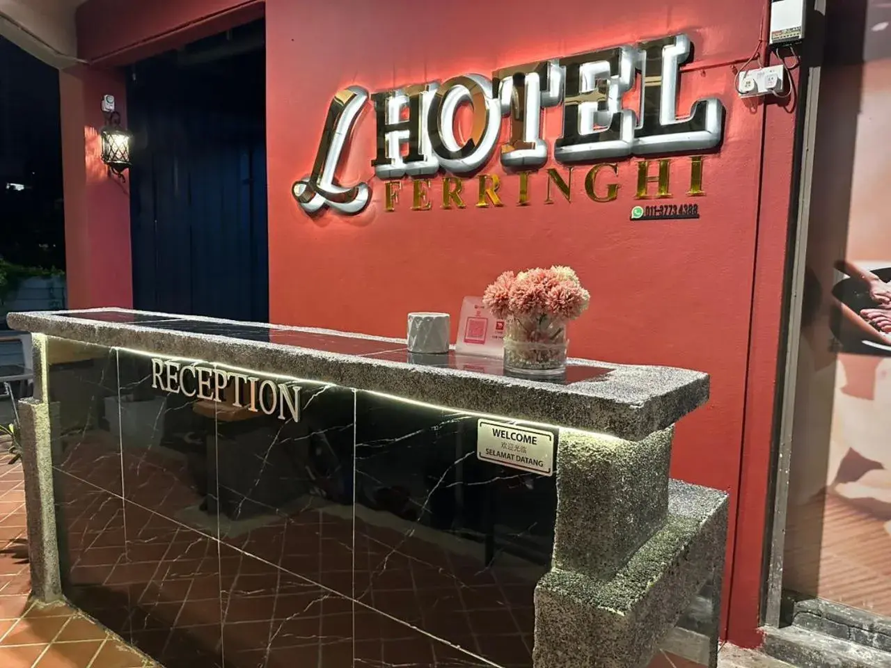 Lobby or reception in L Ferringhi Hotel Lobby or reception in L Ferringhi Hotel