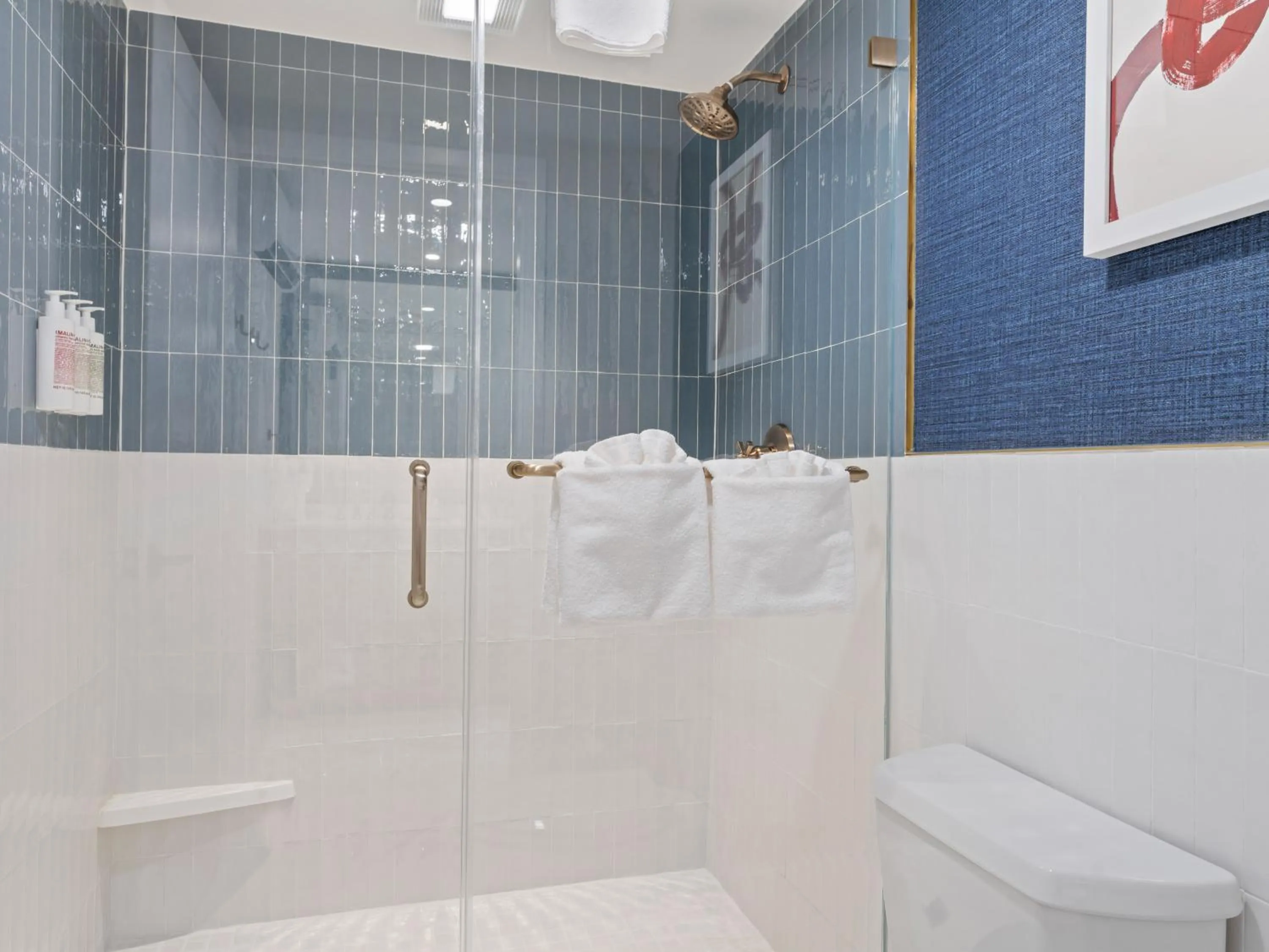 Shower in Greyfinch Chatham Inn