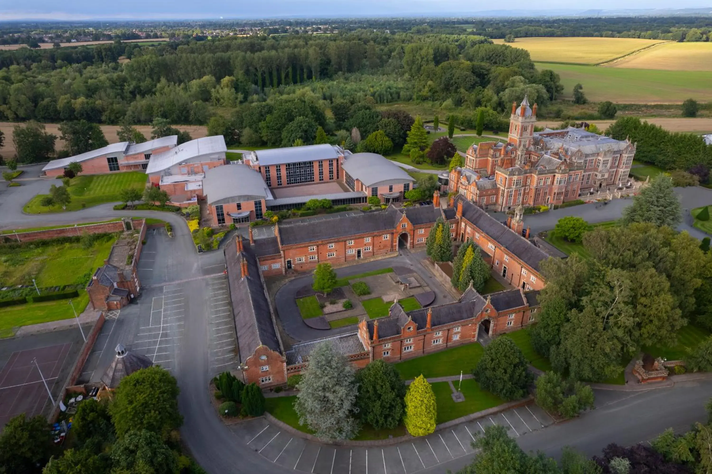 Bird's eye view in Crewe Hall Hotel & Spa - Cheshire Bird's eye view in Crewe Hall Hotel & Spa - Cheshire