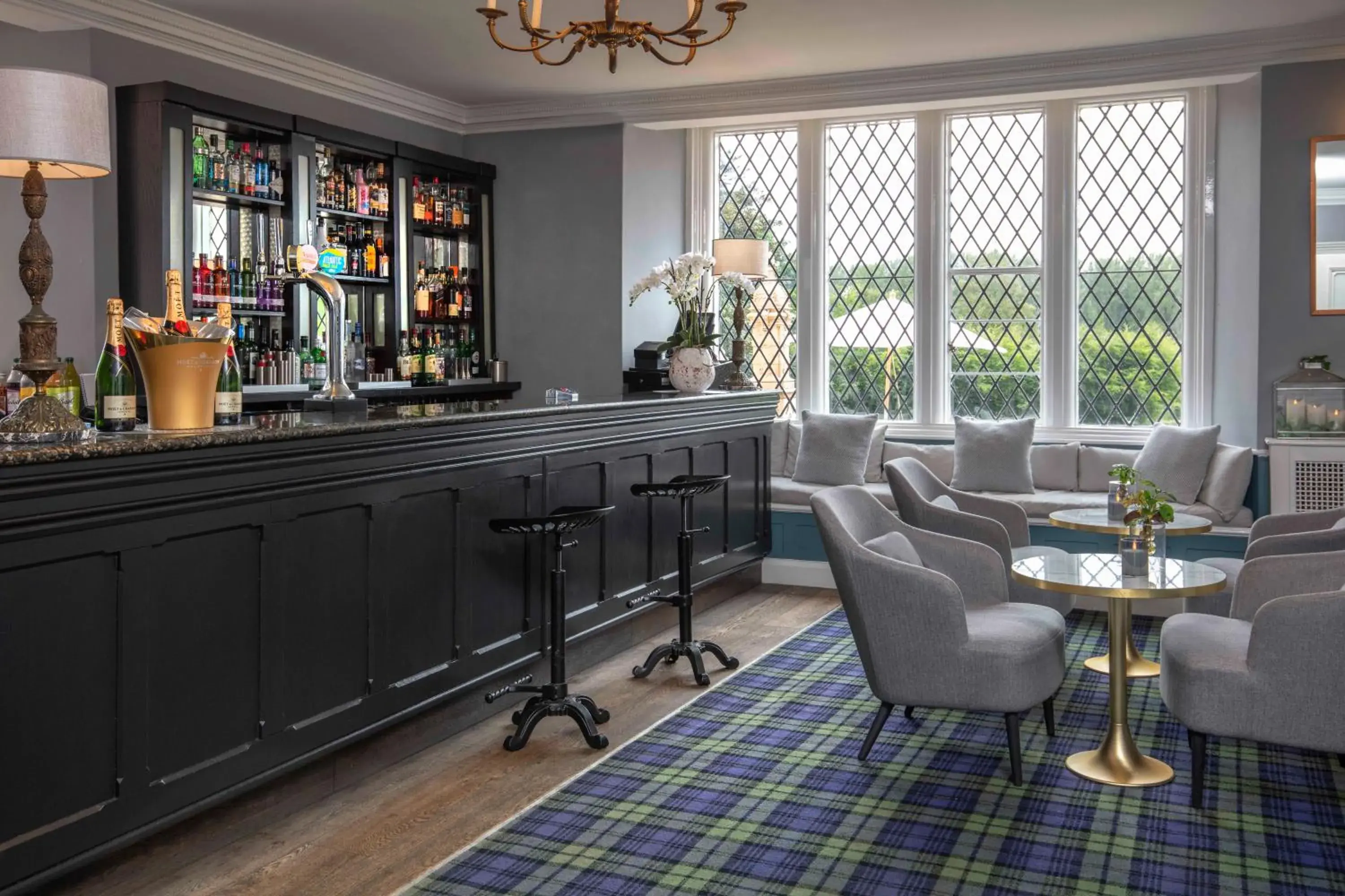 Lounge or bar in Crewe Hall Hotel & Spa - Cheshire Lounge or bar in Crewe Hall Hotel & Spa - Cheshire