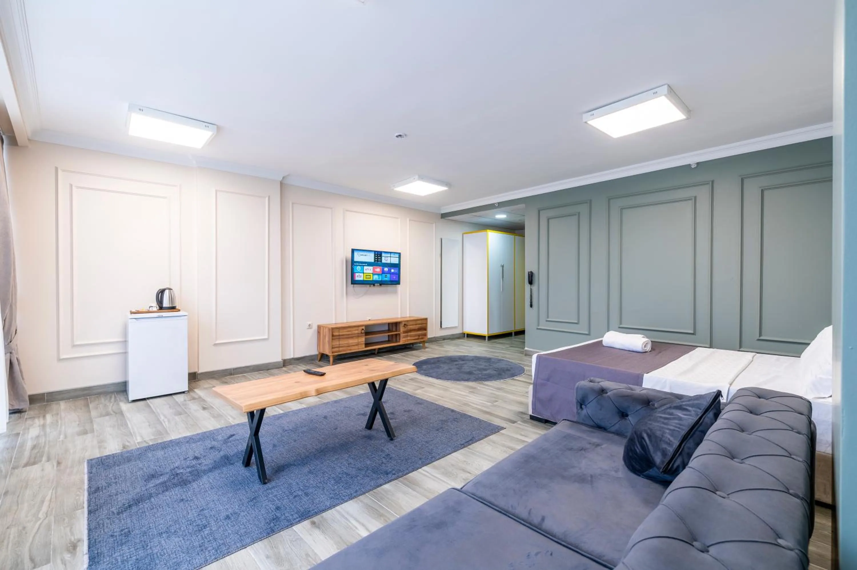 Seating area in Royal Luxury Hotels Suites