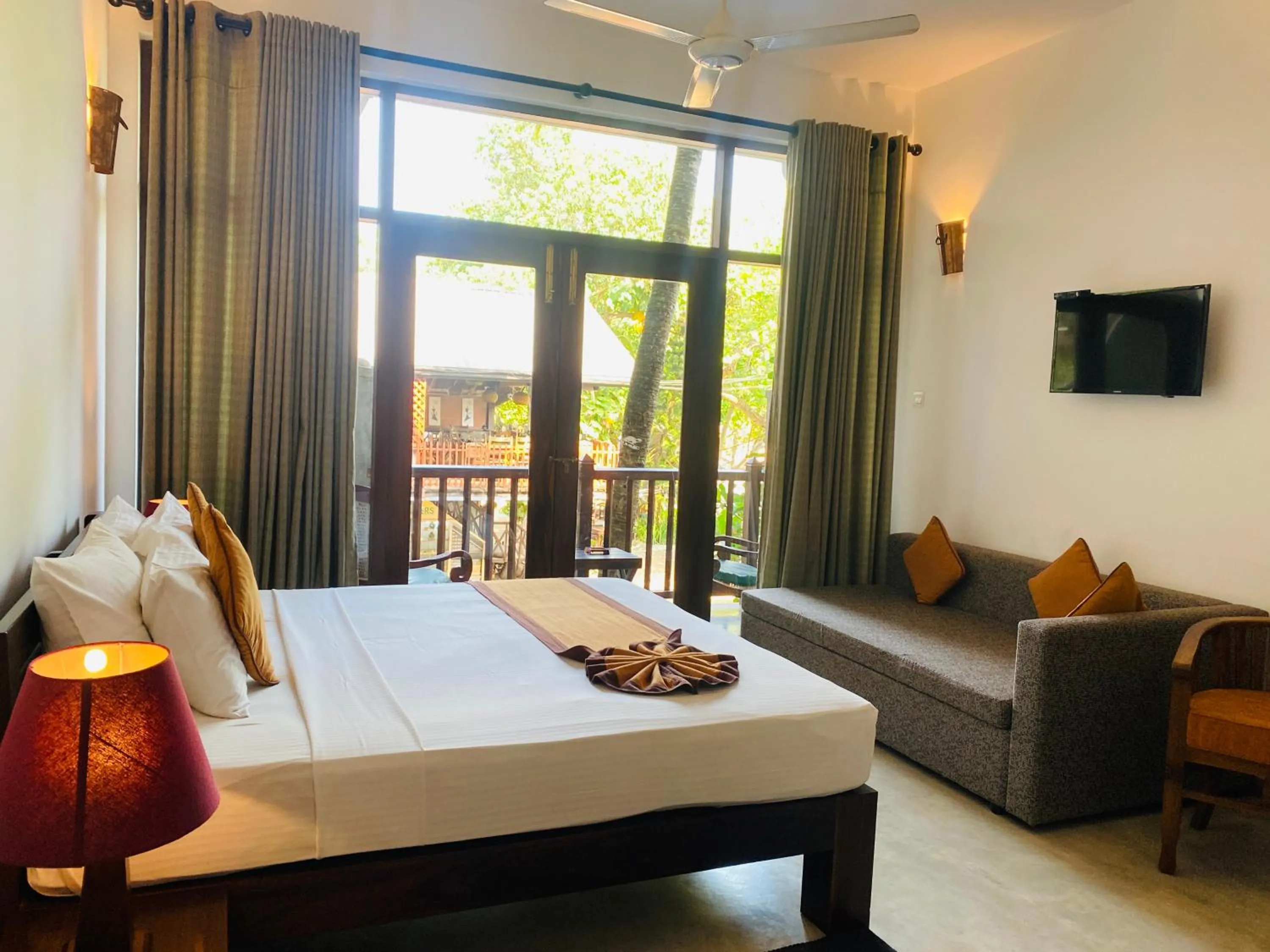 Photo of the whole room, Bed in Tartaruga Beach Unawatuna