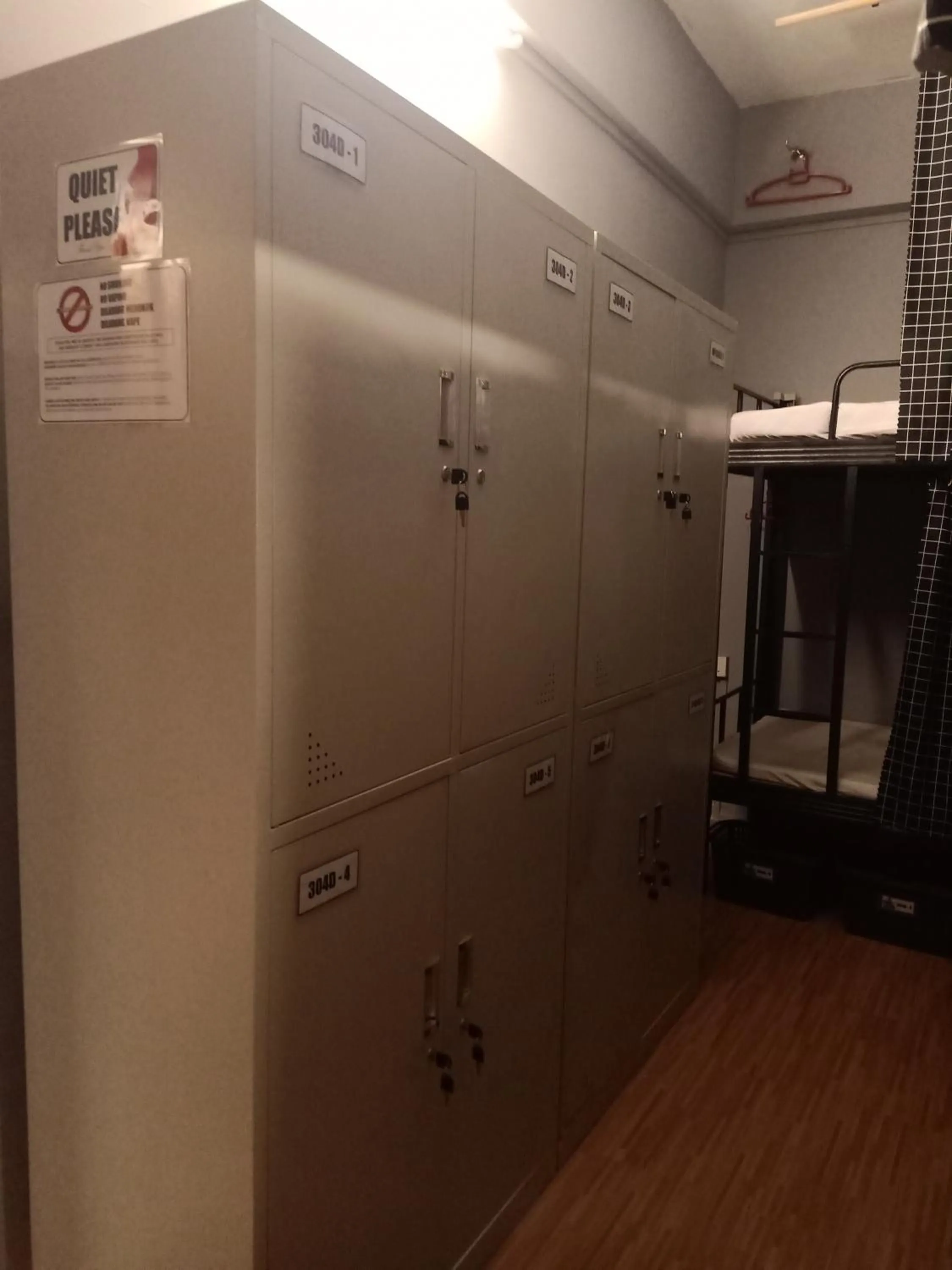 locker in Sabai Sabai Guesthouse in Bayan Lepas