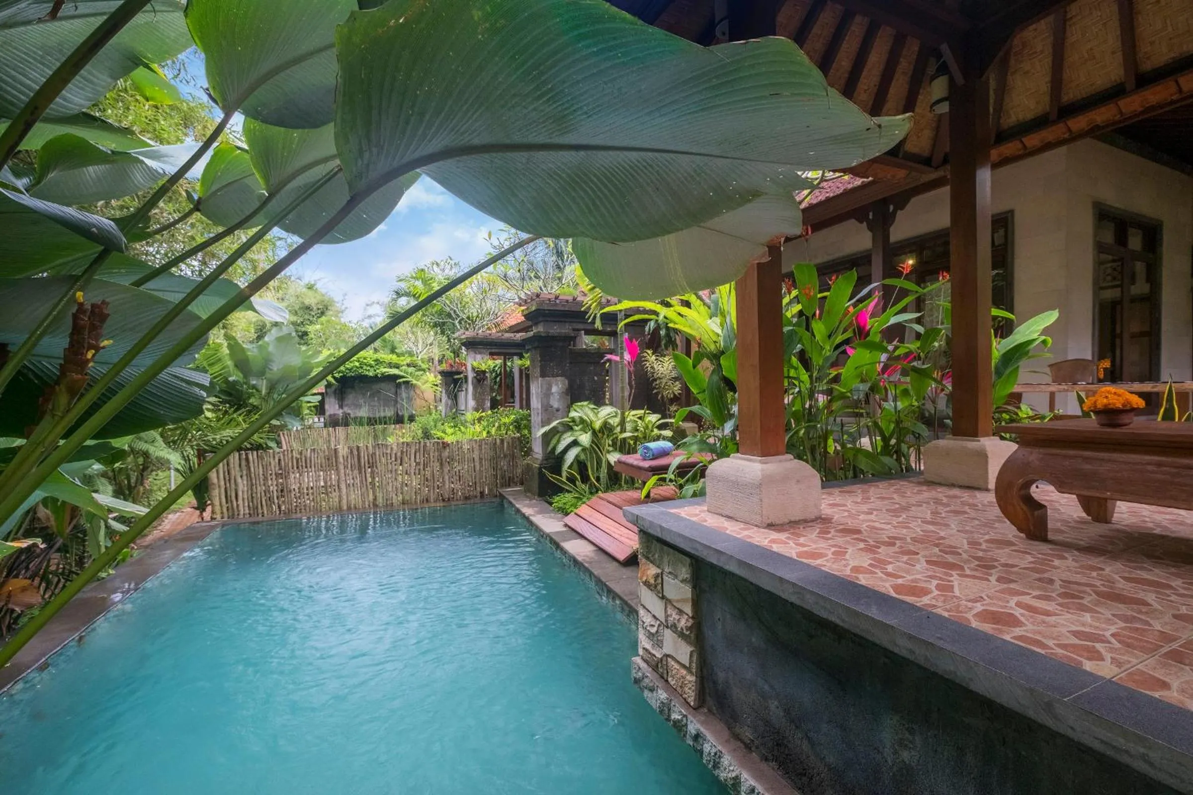Swimming pool in Virmas Private Villa