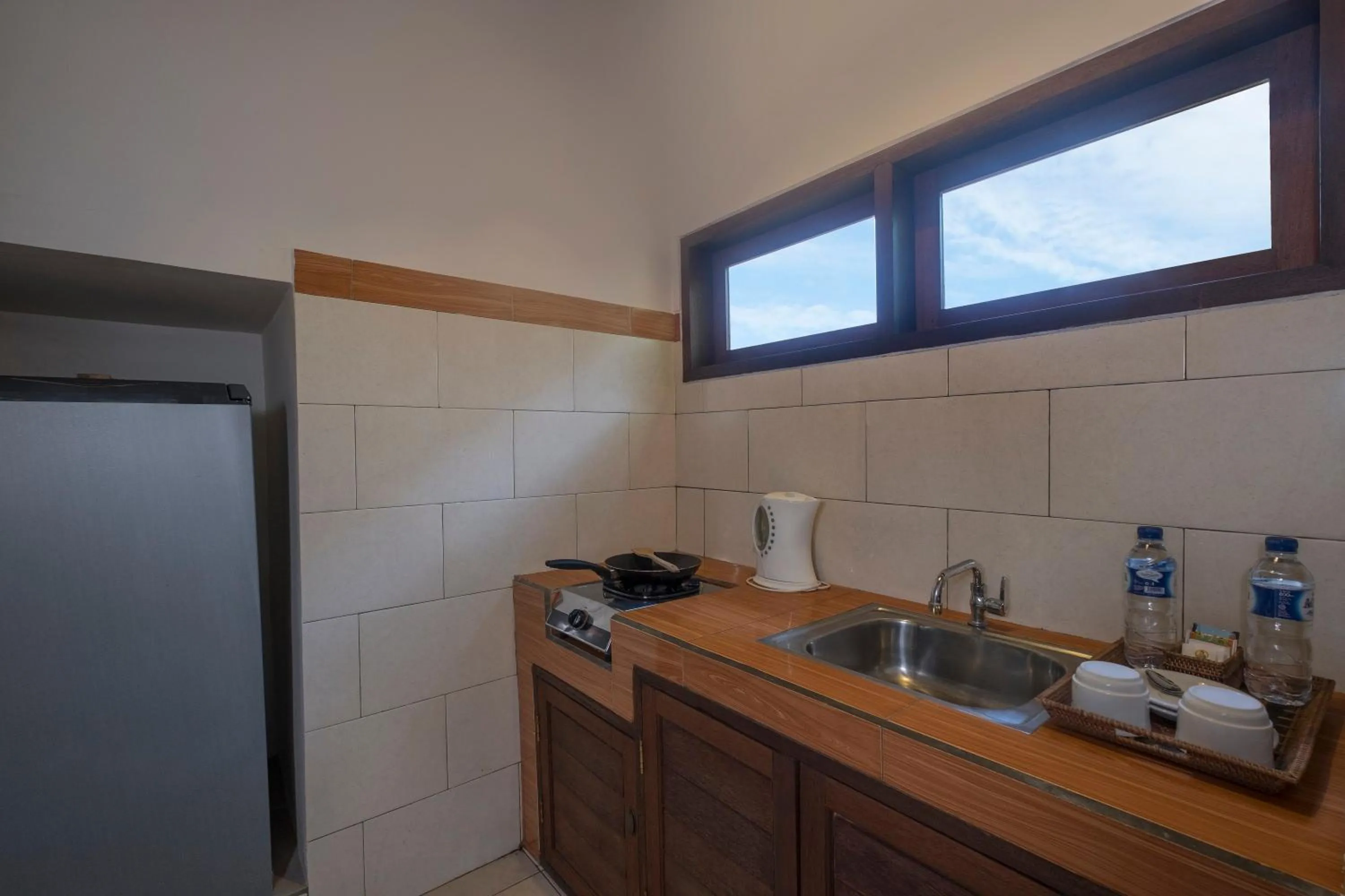 Kitchen or kitchenette in Virmas Private Villa