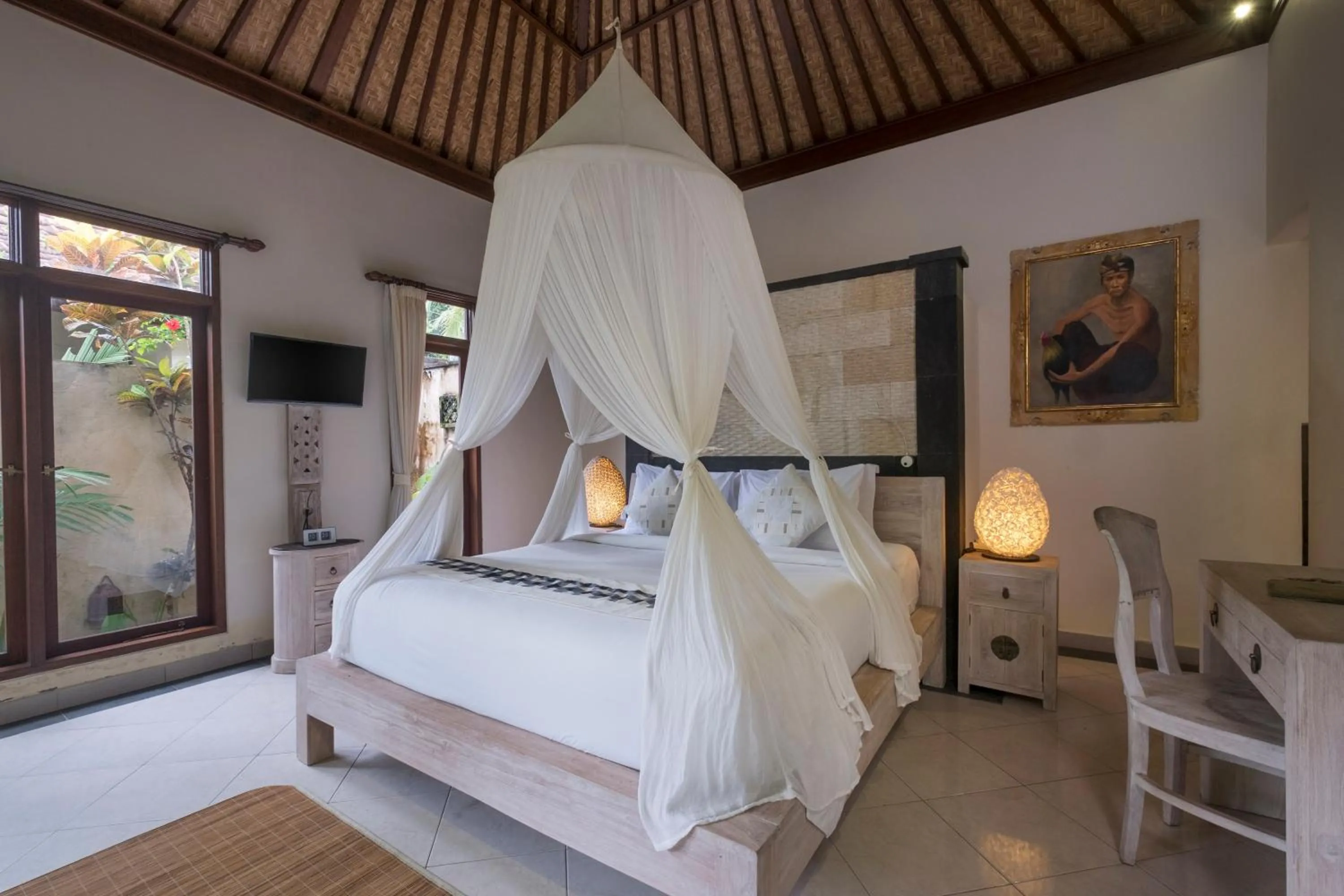Bedroom, Bed in Virmas Private Villa