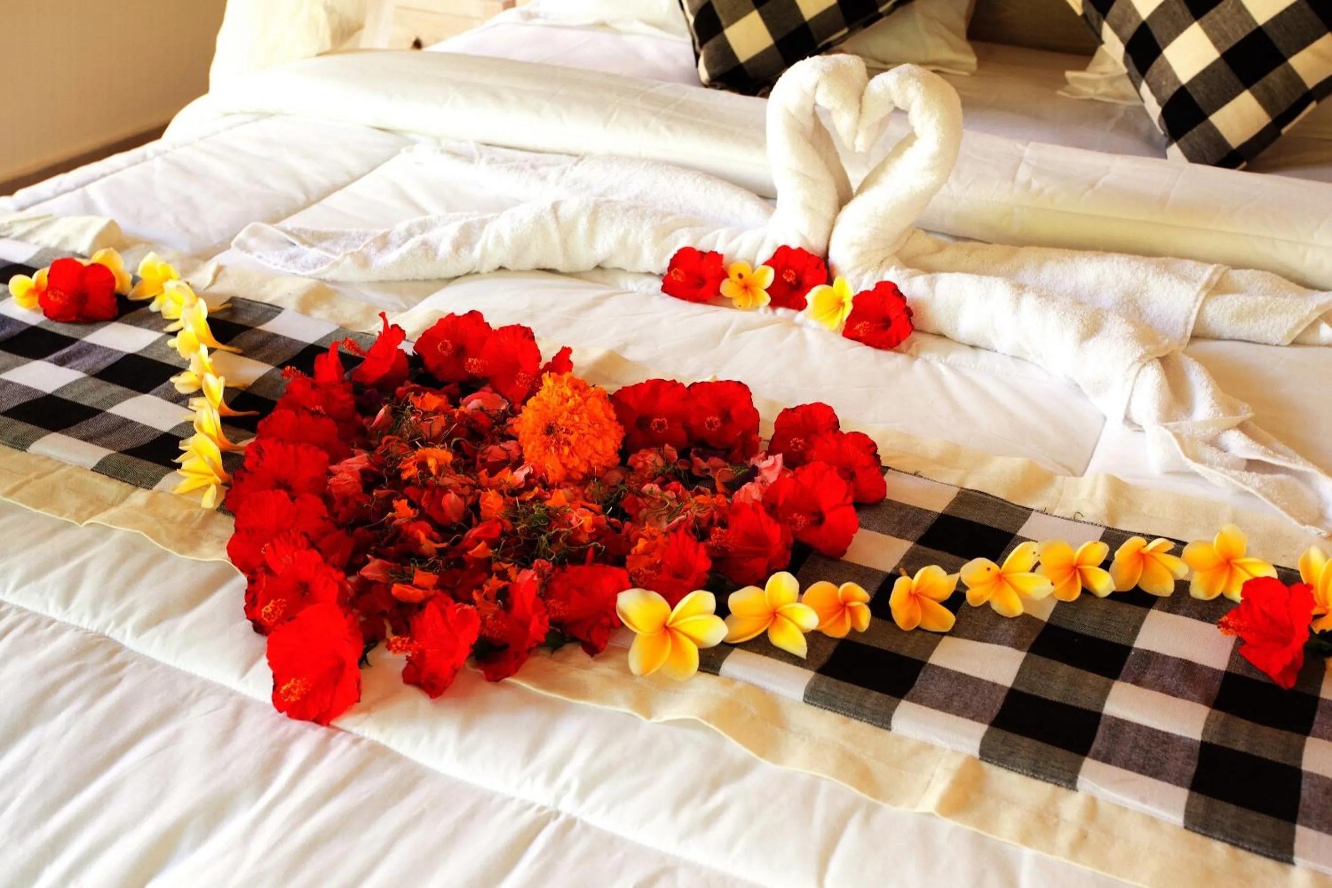 Decorative detail, Bed in Virmas Private Villa