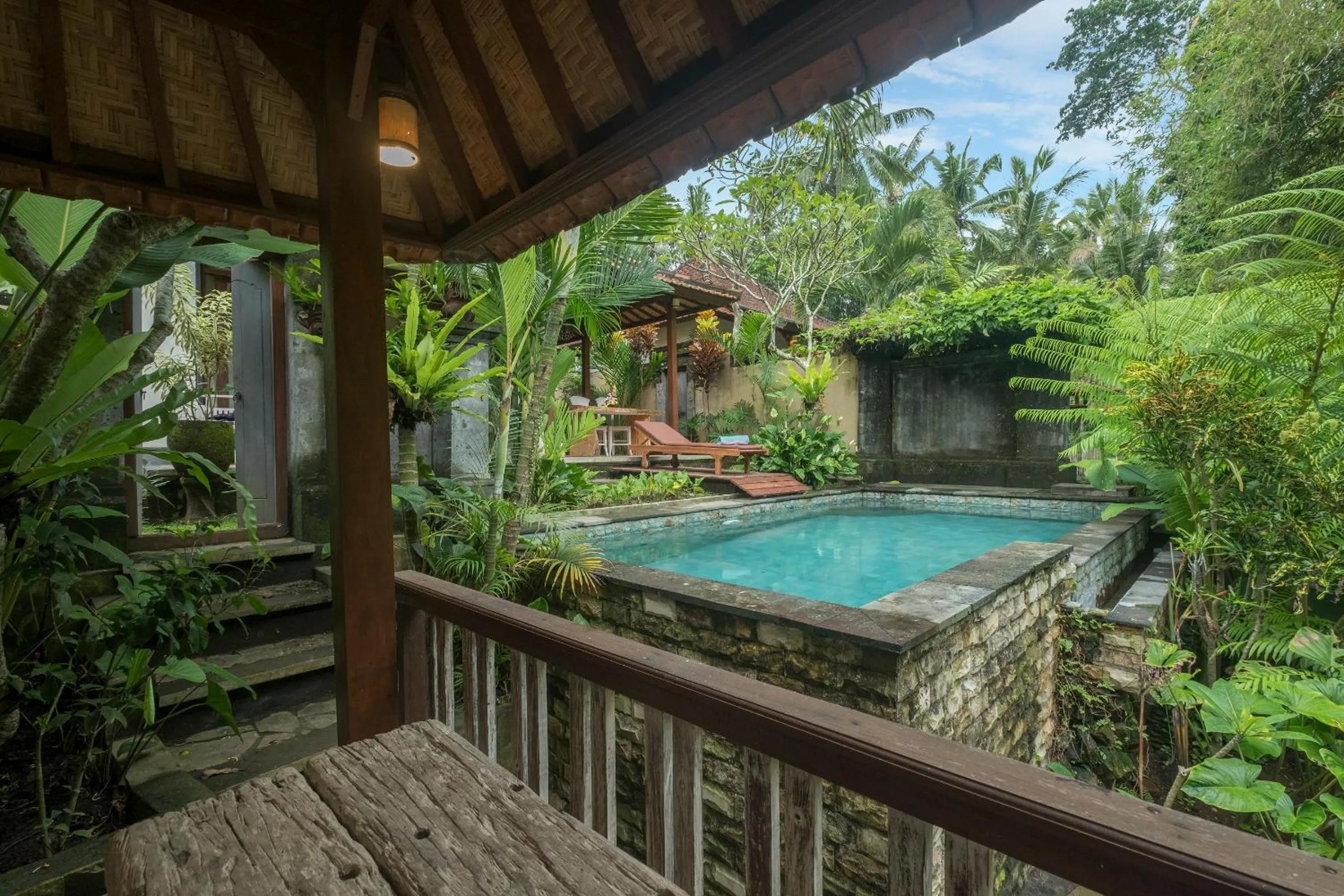 Pool view in Virmas Private Villa
