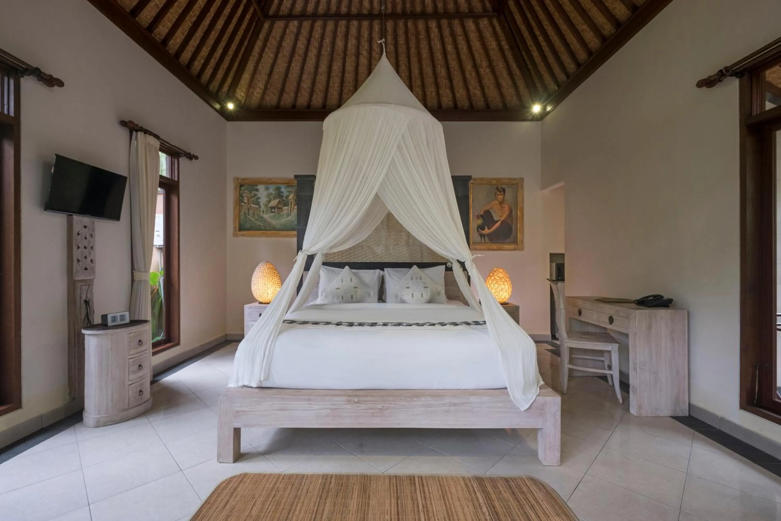 Bedroom, Bed in Virmas Private Villa