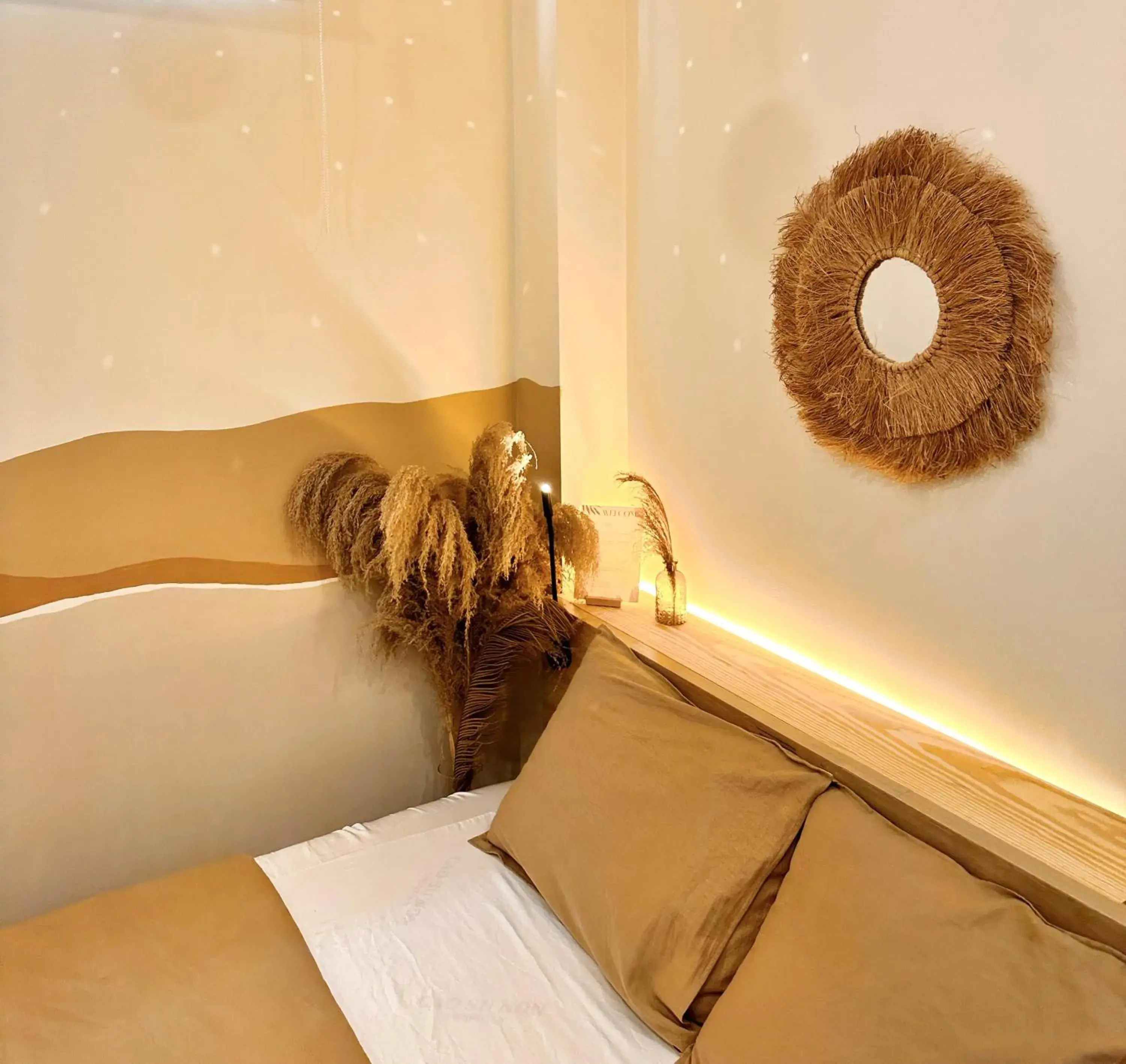 Bed in LalaHouse Spring Apartment - Saigon Center Bed in LalaHouse Spring Apartment - Saigon Center