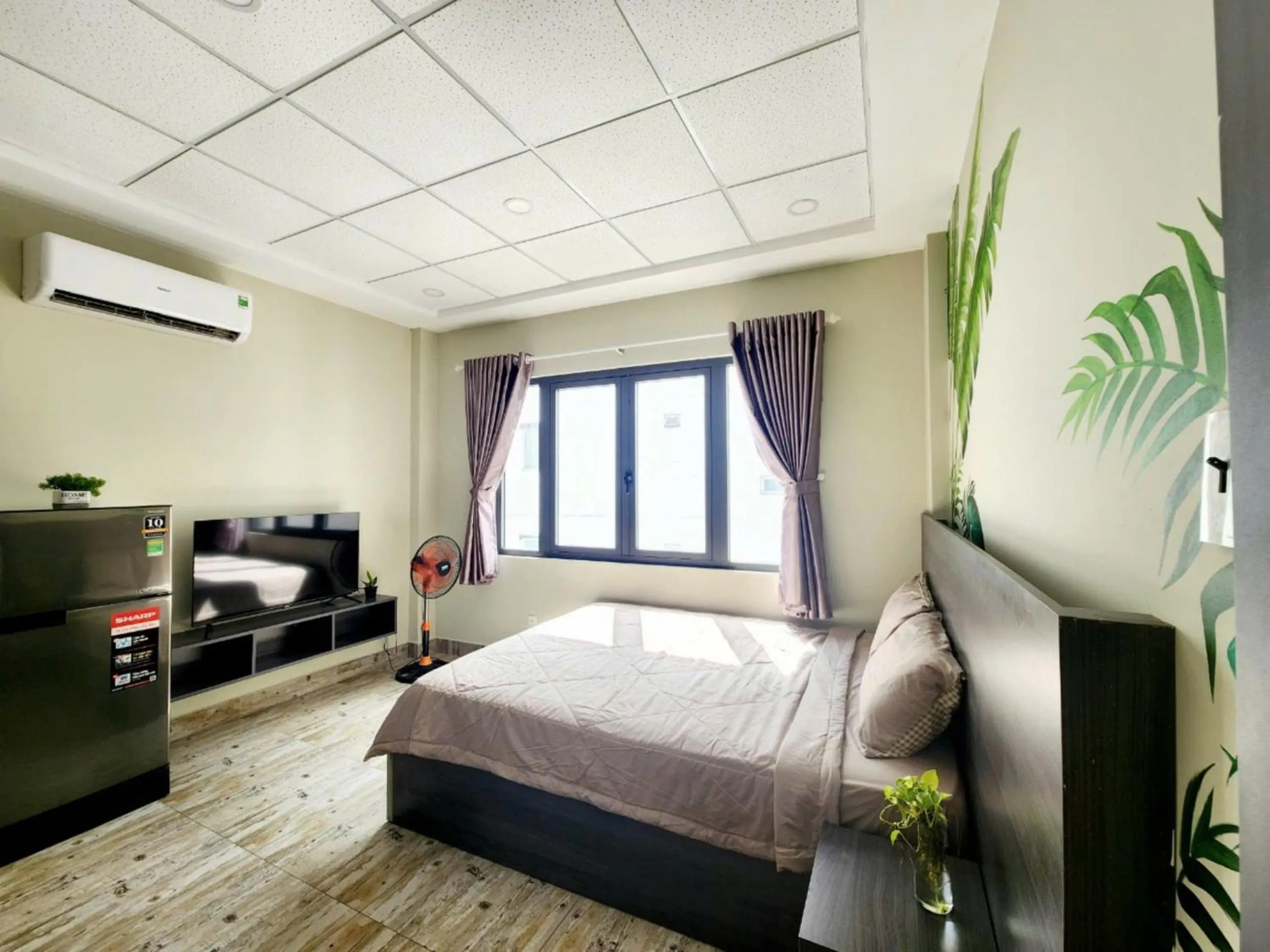 Bed in LalaHouse Spring Apartment - Saigon Center