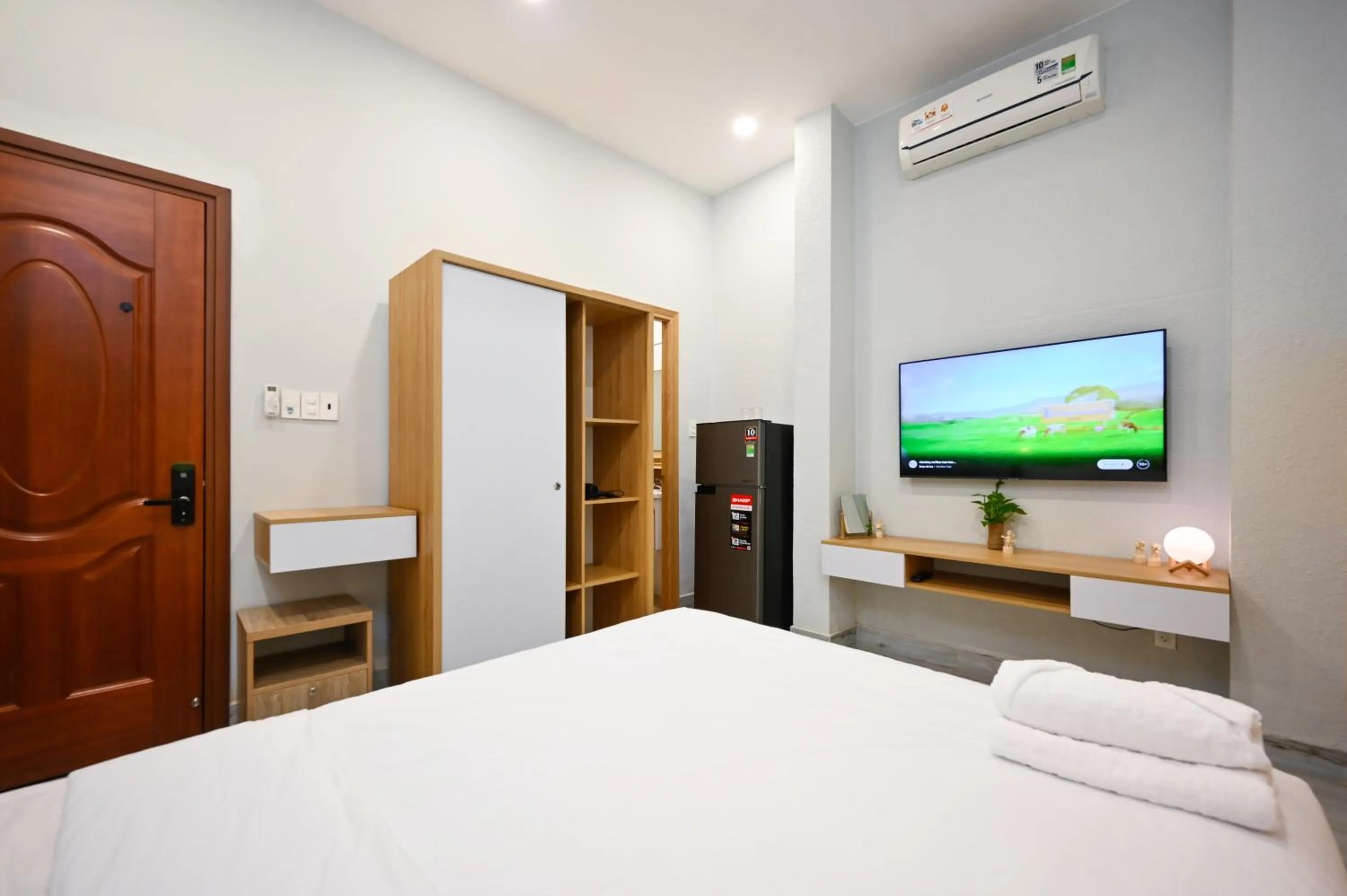 Bedroom, Bed in LalaHouse Spring Apartment - Saigon Center