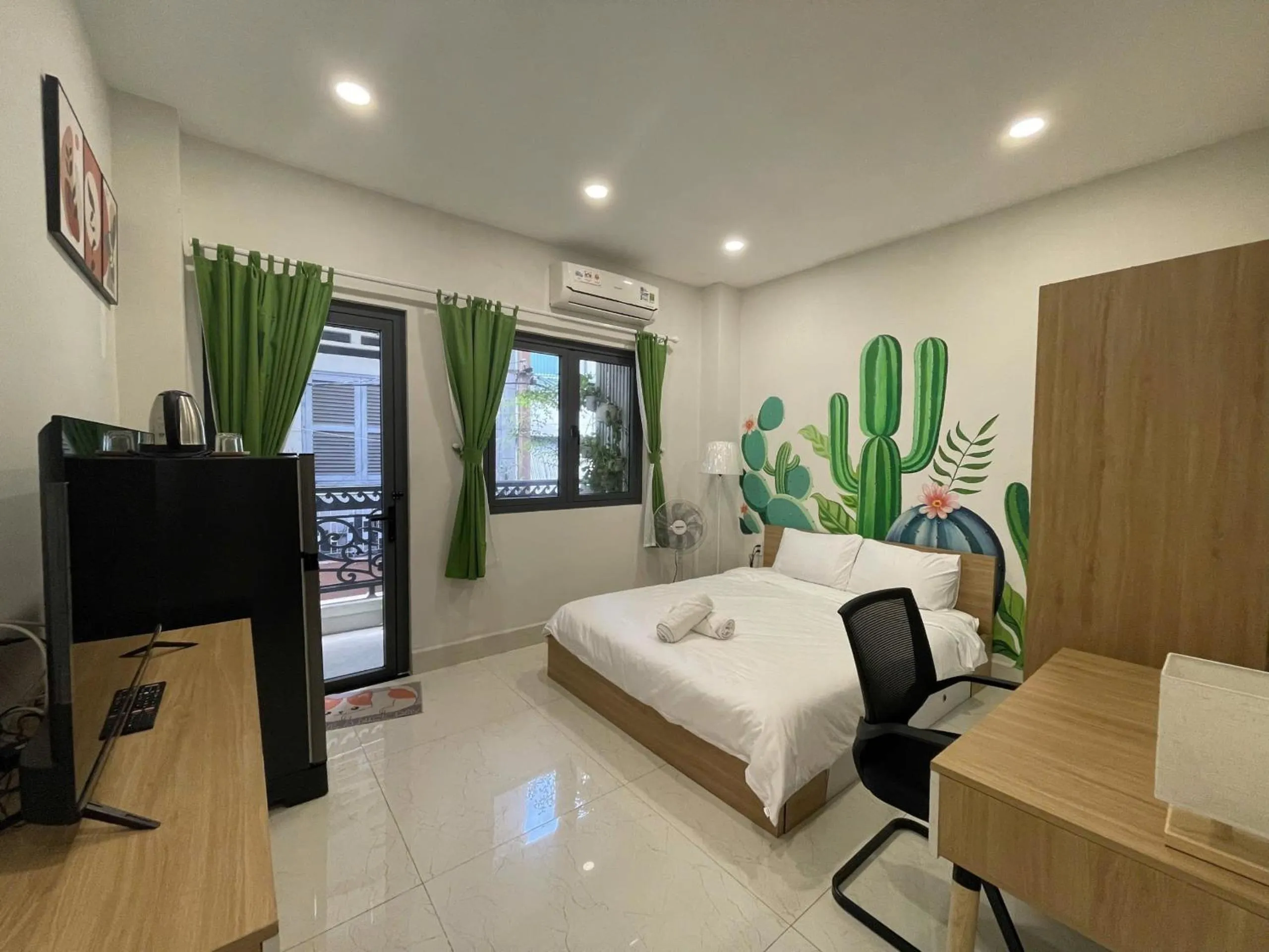 Photo of the whole room, Bed in LalaHouse Spring Apartment - Saigon Center