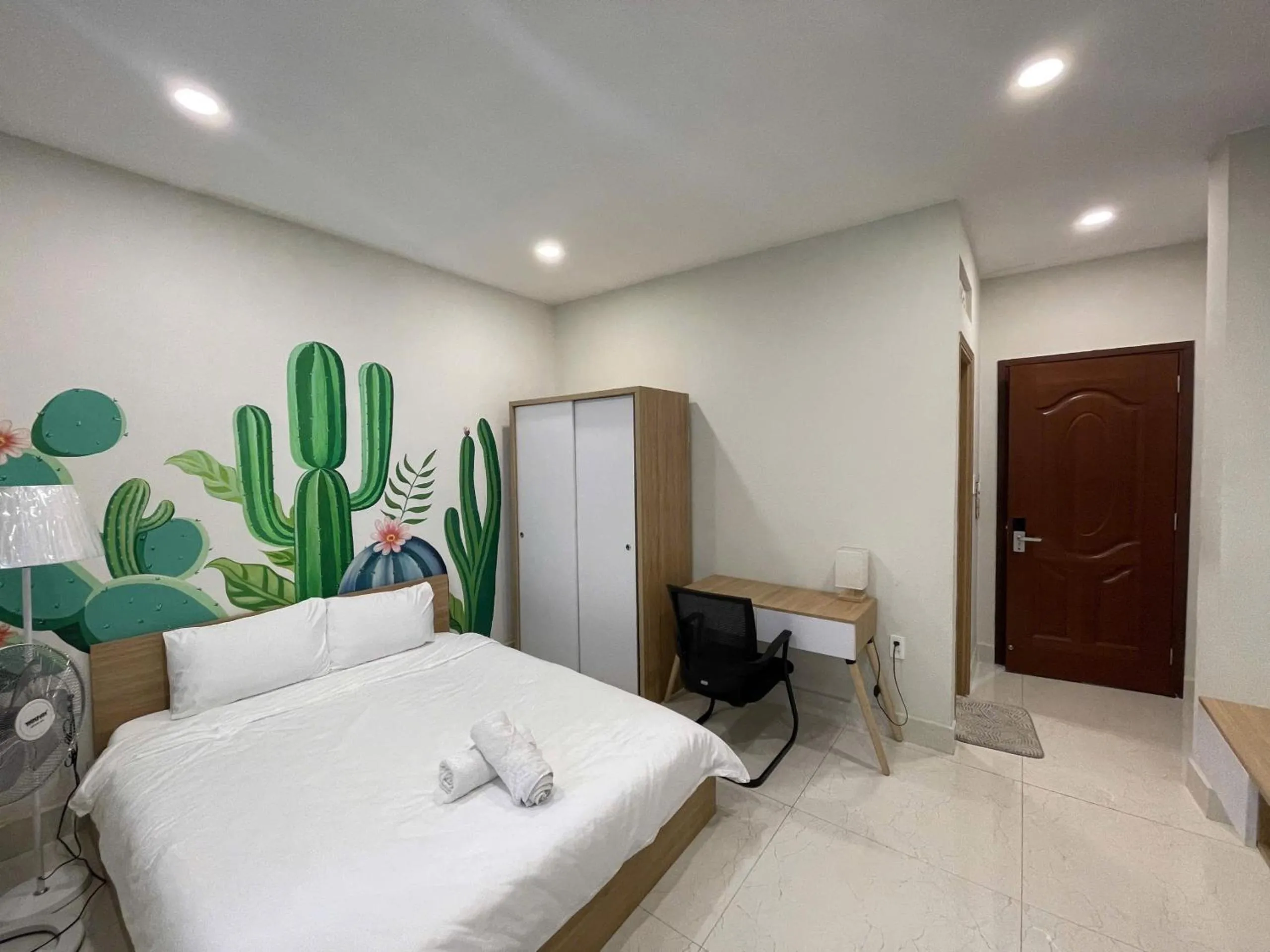 Photo of the whole room, Bed in LalaHouse Spring Apartment - Saigon Center